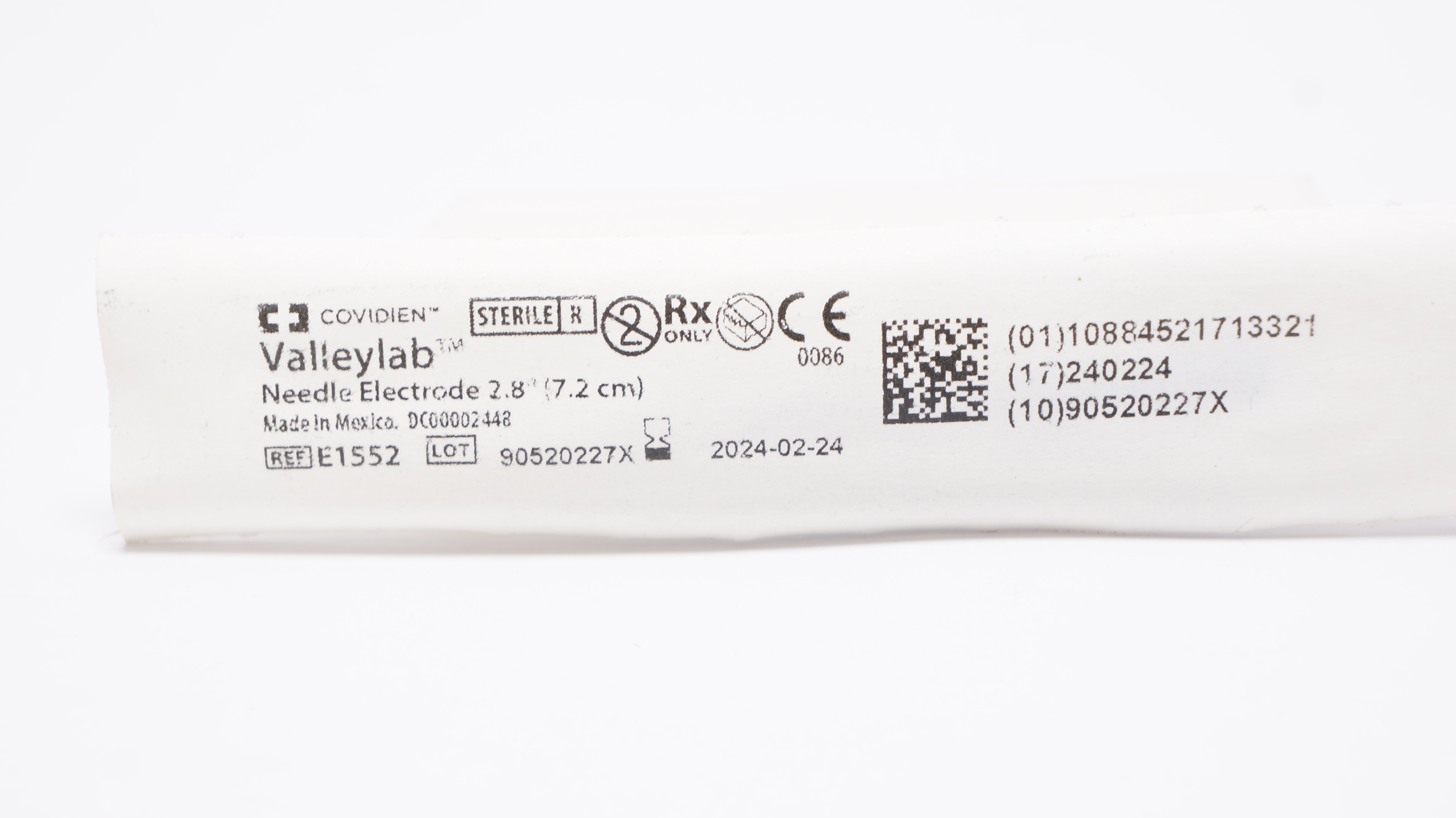 Covidien E1552 Valleylab Ndle Electrode 2.8inch (x)