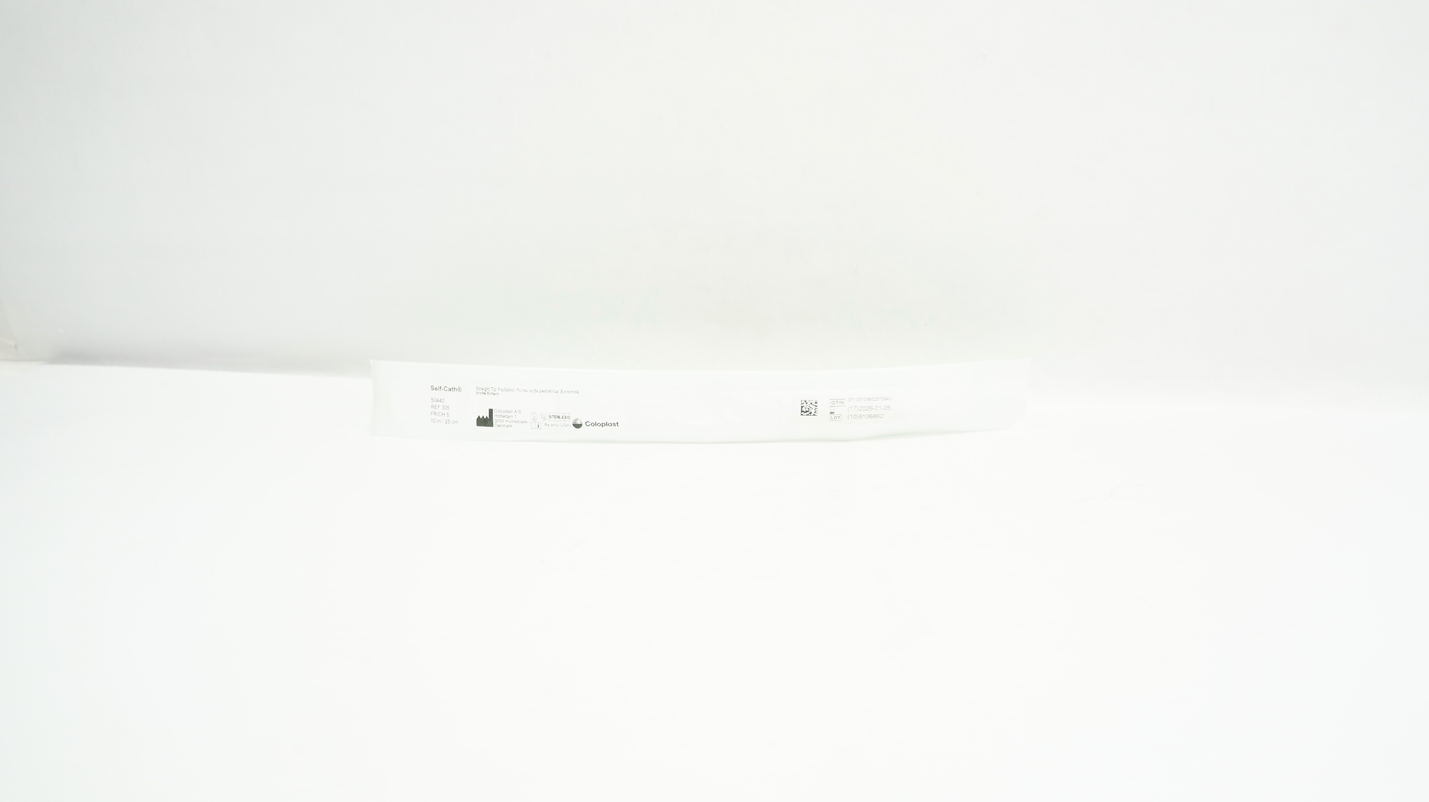 Coloplast 305 Self-Cath Straight Tip Pediatric Fr/Ch 5-10in/25cm