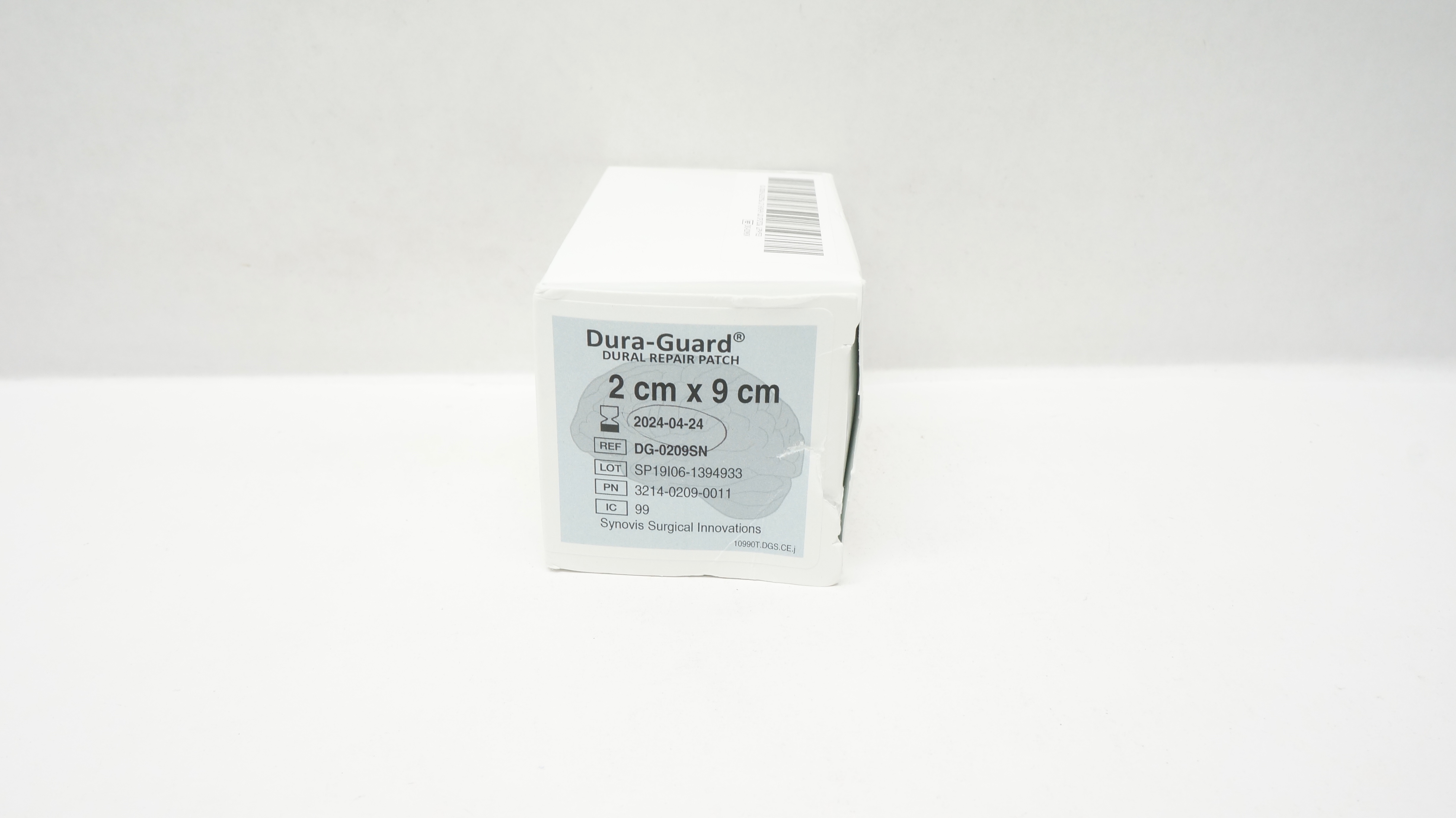 Synovis DG-0209SN Dura-Guard Dural Repair Patch 2cm x 9cm (x)