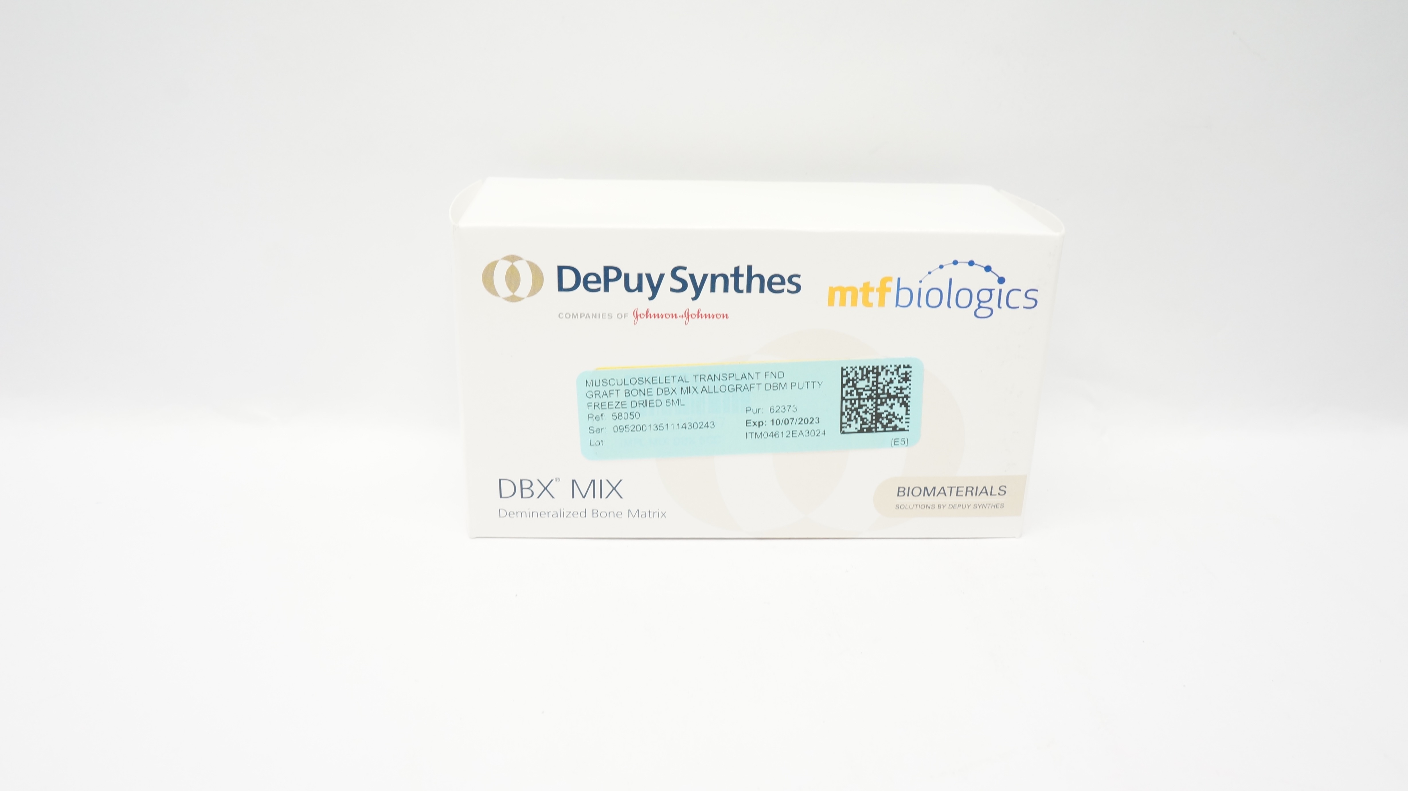 DePuy 58050 mtfBiologics Musculoskeletal Transplant Foundation (x)