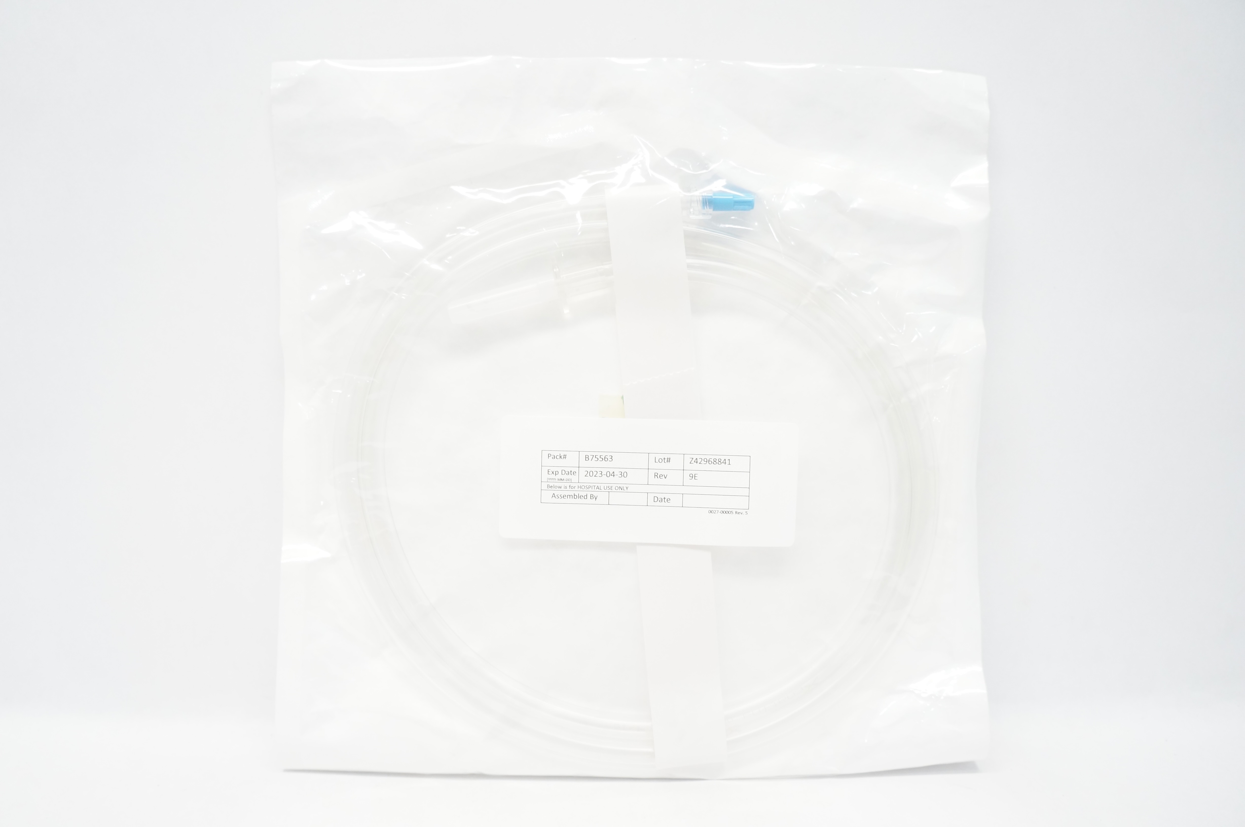 B75563 Pack For Hospital Use Only
