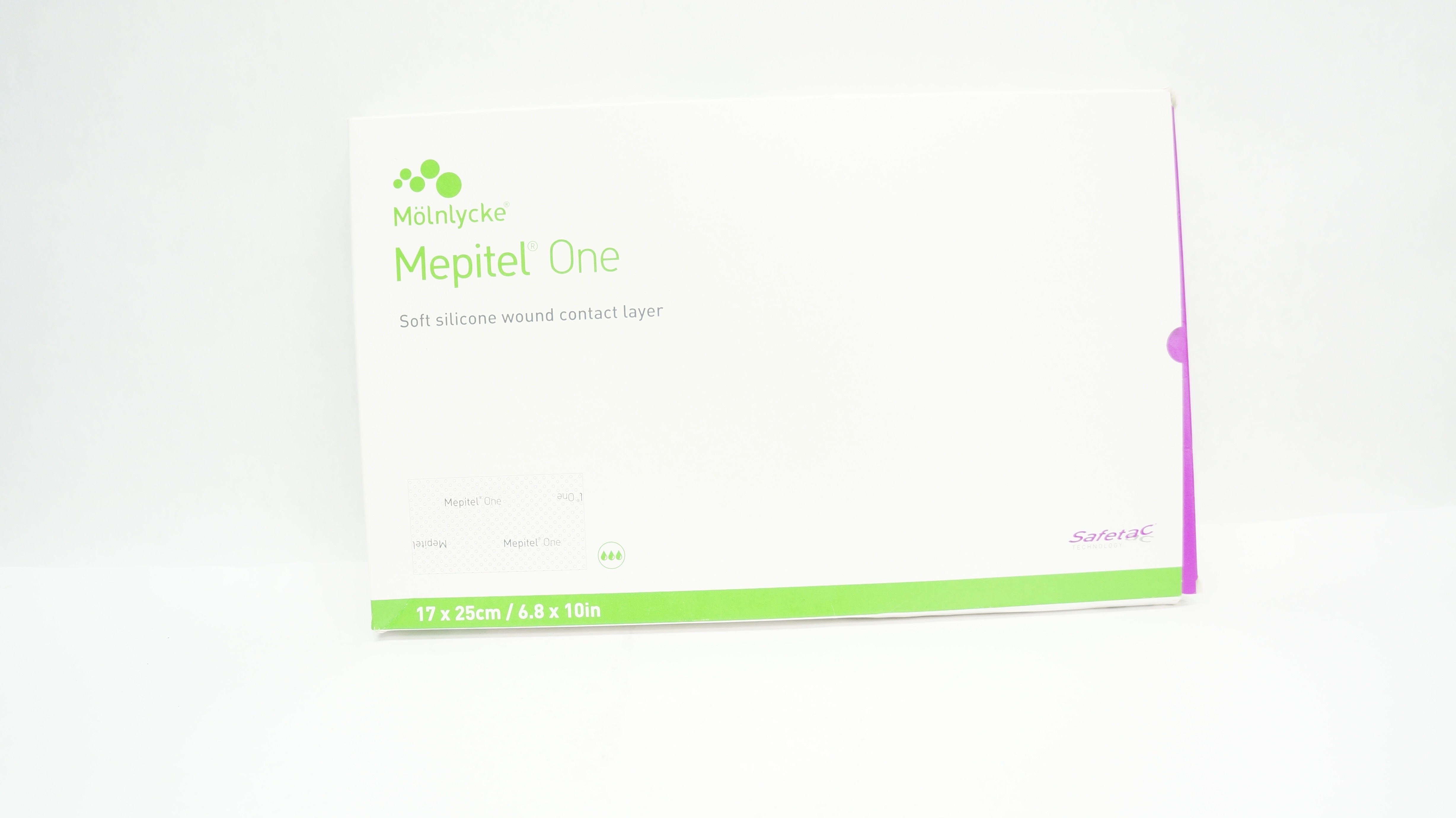 Molnlyke 289700 Mepitel One Soft Silicone Wound Contact Layer 6.8x10in -Box of 5