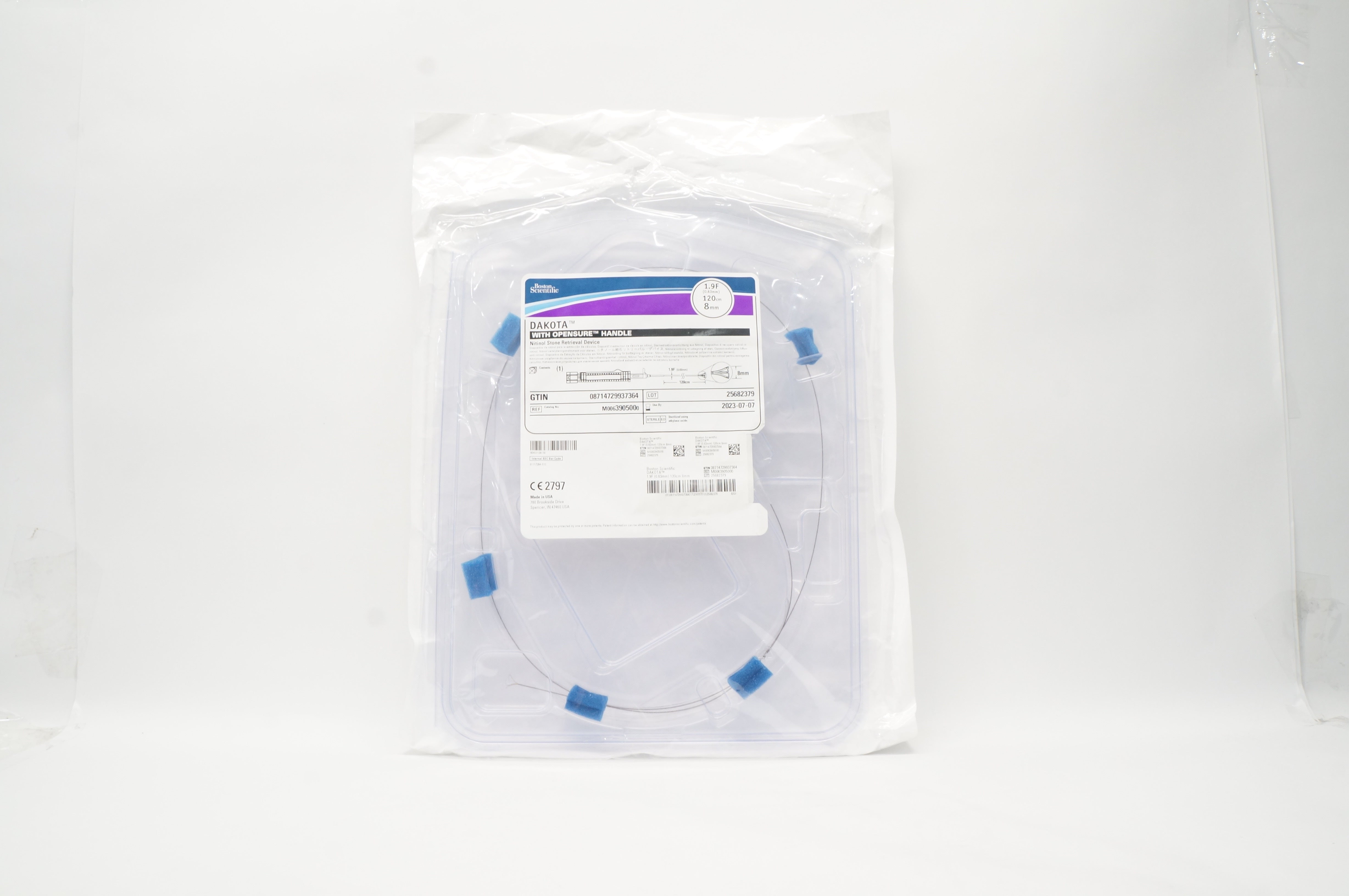 Boston Scientific M0063905000 Dakota Stone Retrieval Device 1.9F x 120cm x 8mm