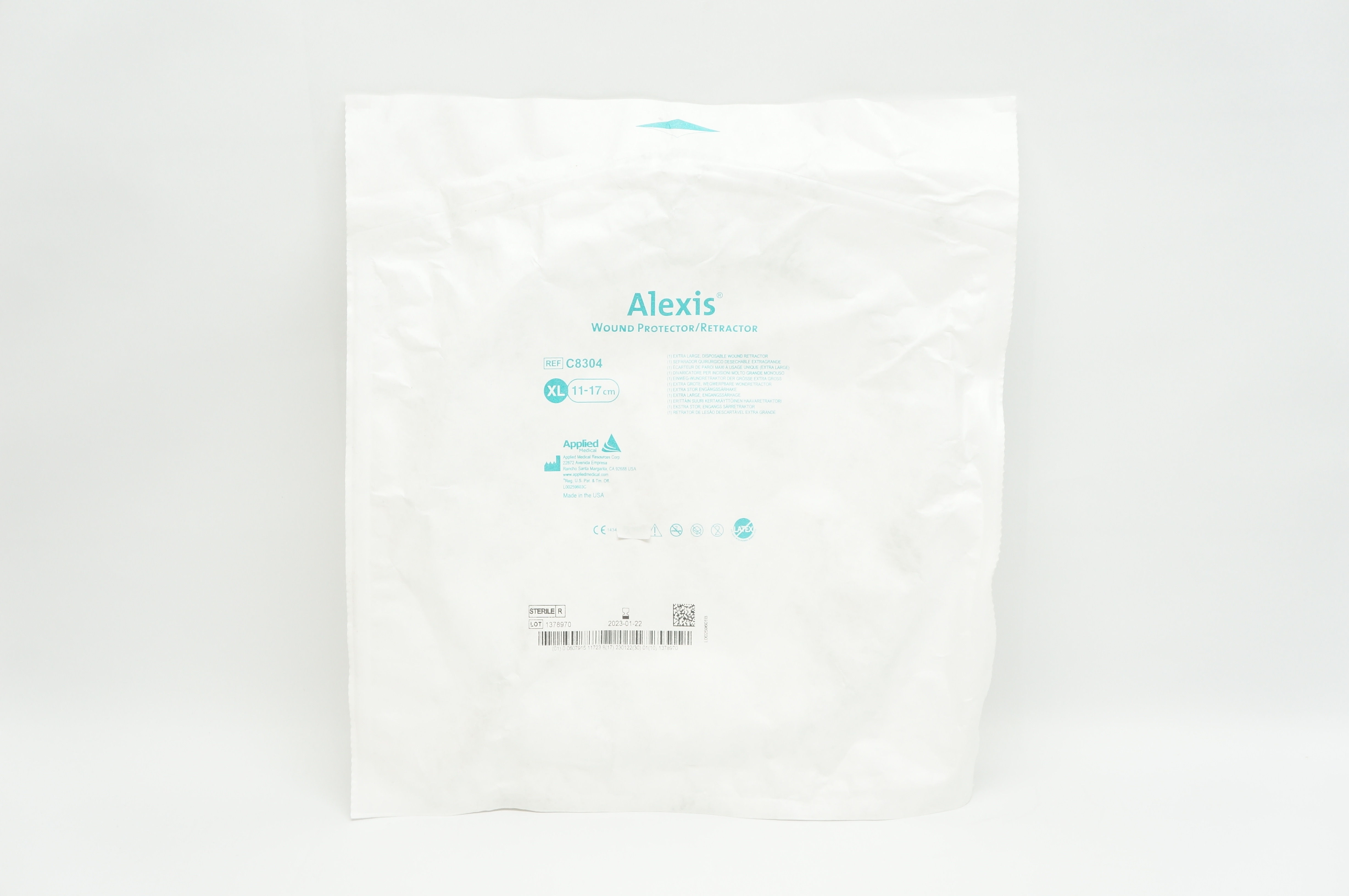 Applied Medical C8304 Alexis Wound Protector / Retractor X-Large 11-17cm
