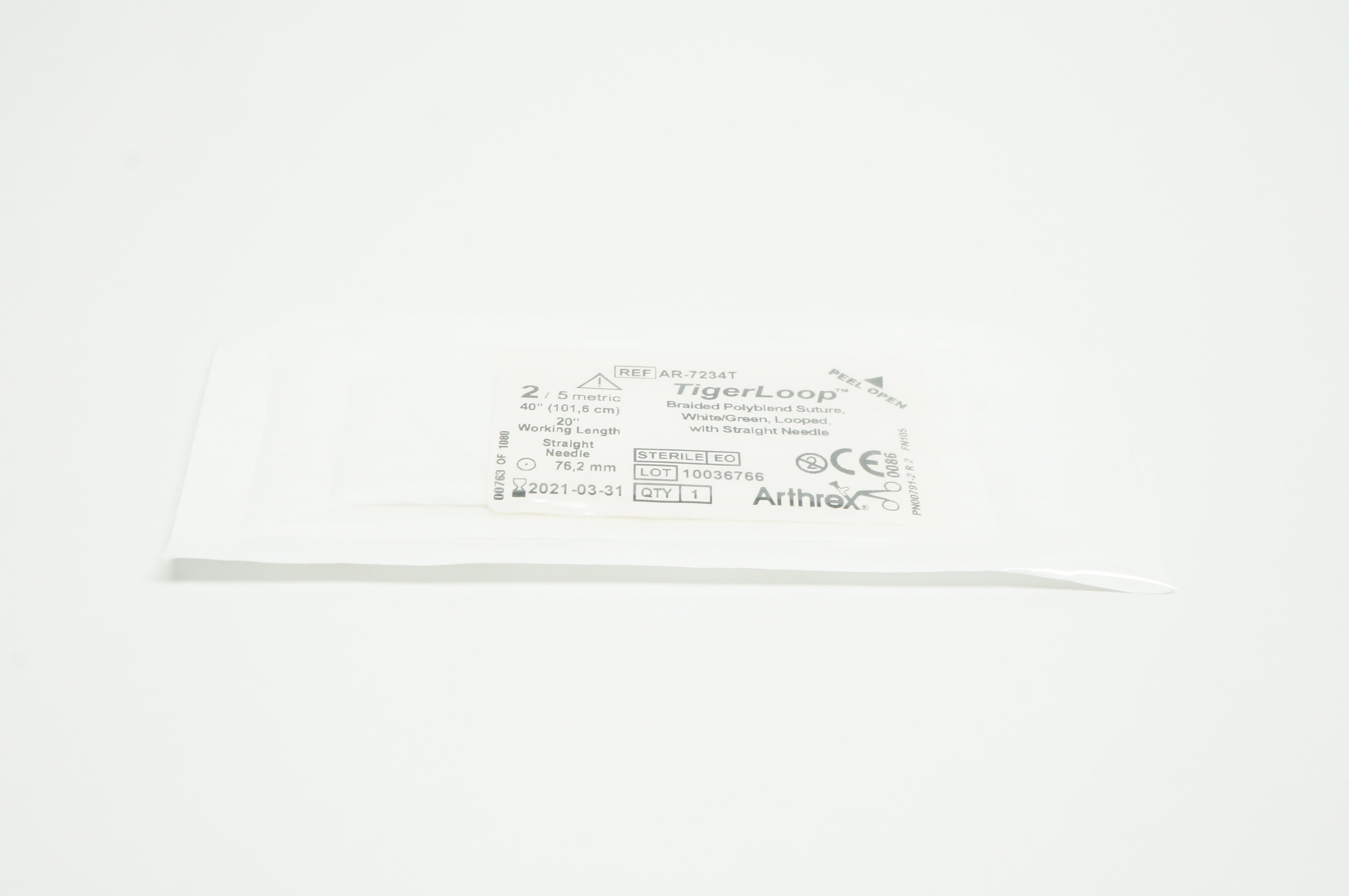 Arthrex AR-7234T TigerLoop 2/5Metric Braided Polyblend Stre 40 inch