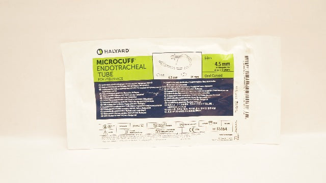 Microcuff Od Halyard 35164 Microcuff Endotracheal Tube For Pediatrics 4.5mm ID, 4 to