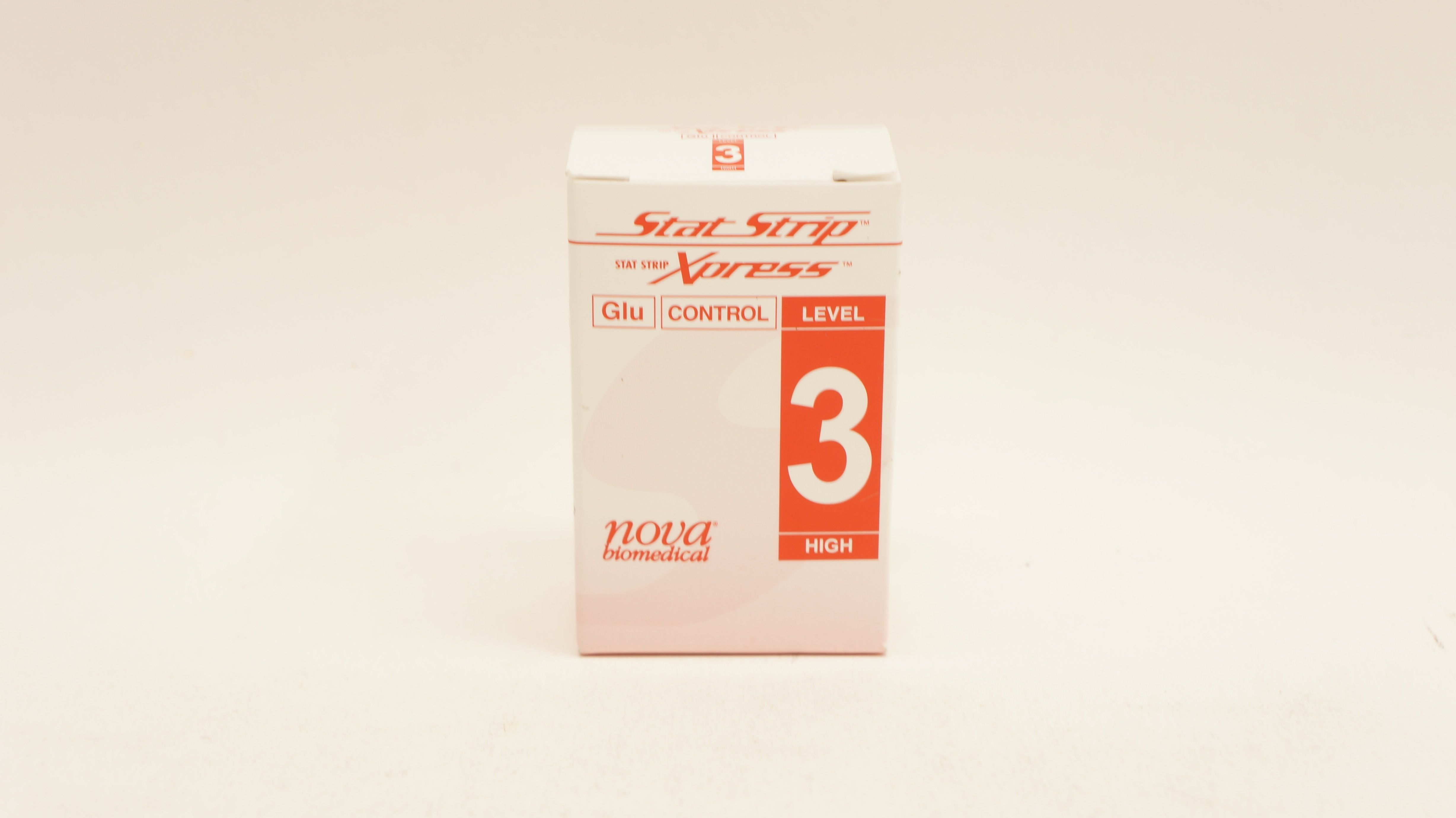 Nova Biomedical 41743 Stat Strip Xpress Glu Control Level 3 High, 4ml (x)