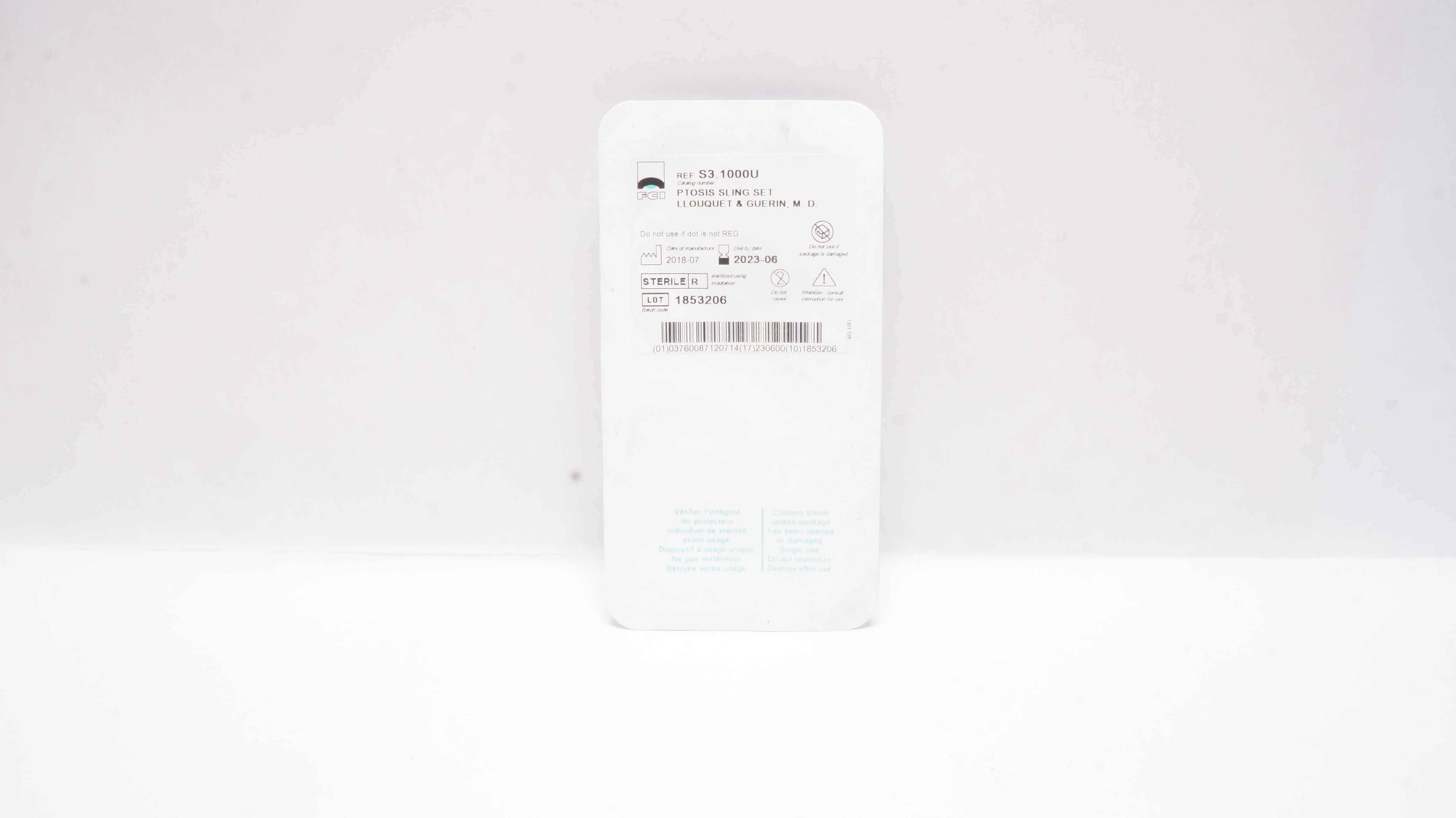 FCI S3.1000U Ptosis Single Set Llouquet & Guerin M. D.