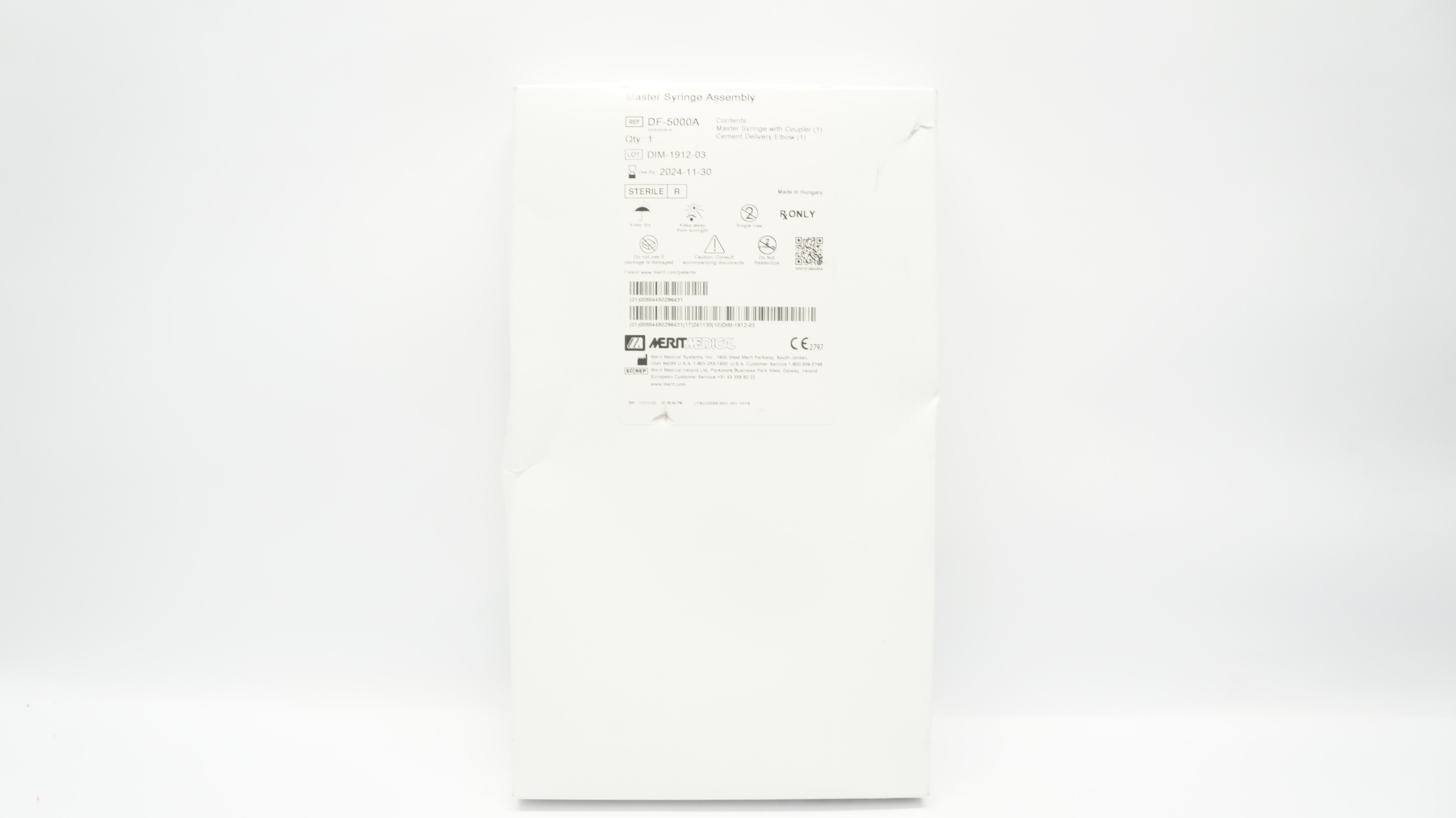 Merit Medical DF-5000A Master Syringe Assembly (x)