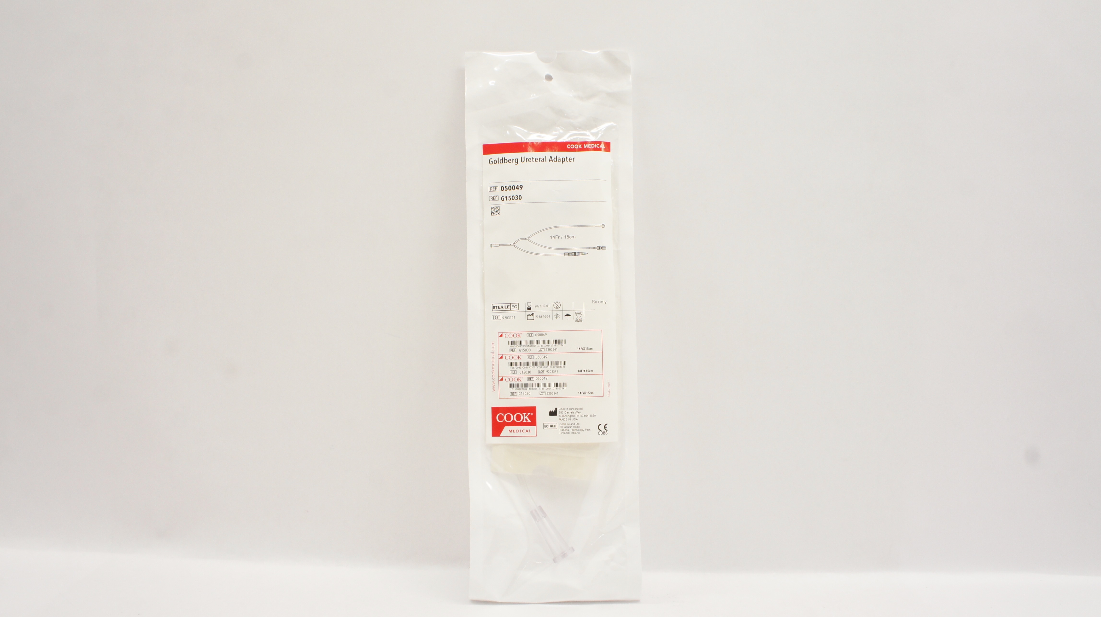 Cook Medical G15030 Goldberg Ureteral Adapter 14Fr x 15cm (x)
