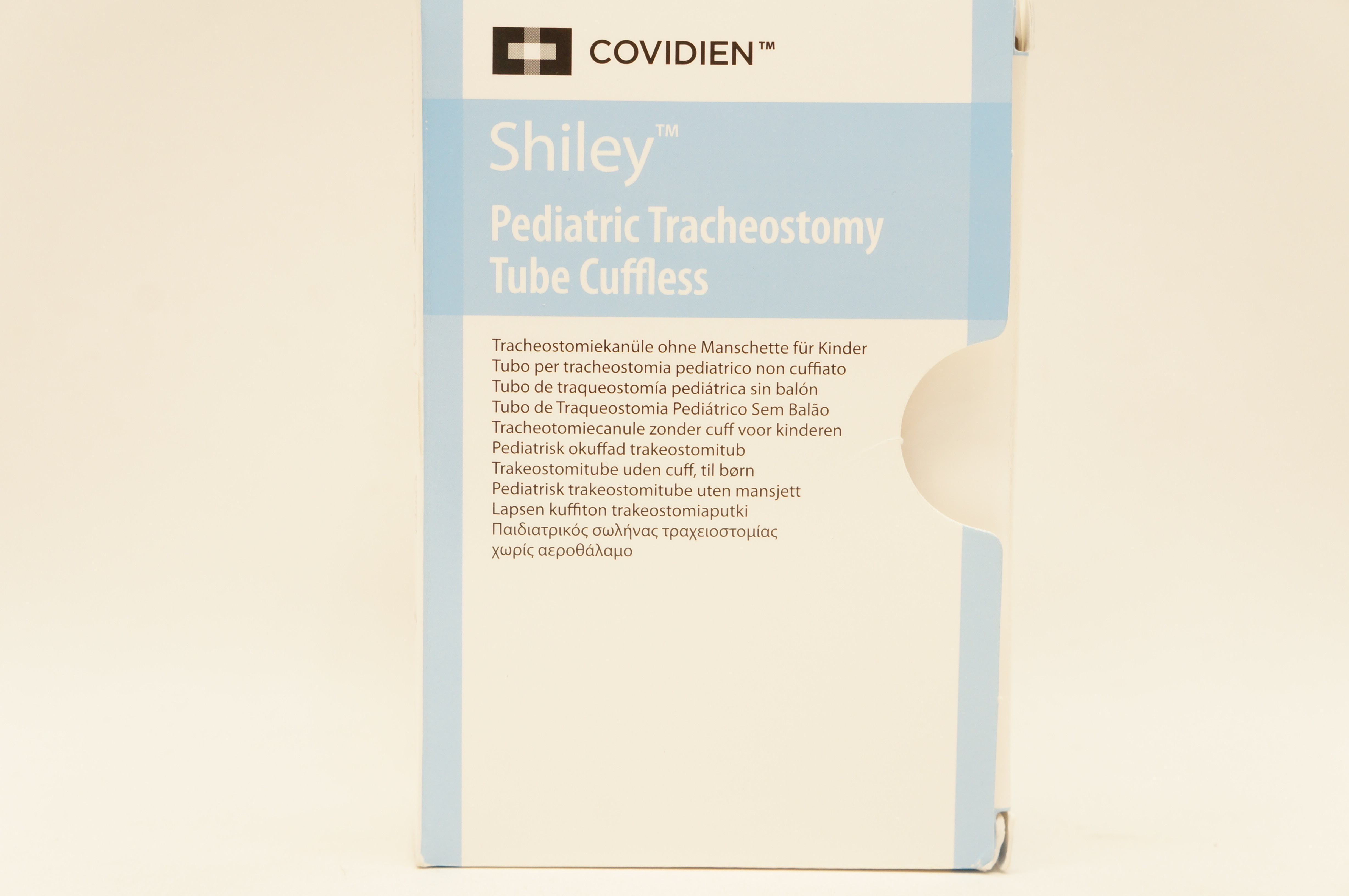 Covidien 3.0PED Shiley Pediatric Tracheostomy Tube Cuffless 3.0mm x 4.5mm