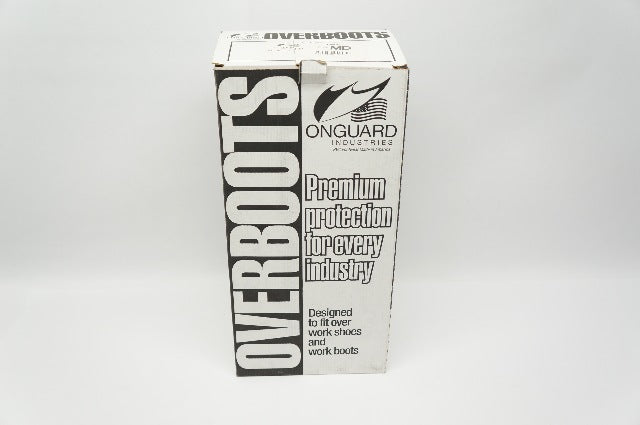 Onguard 86010 Overboots, 4inch PVC, Black, Size Medium