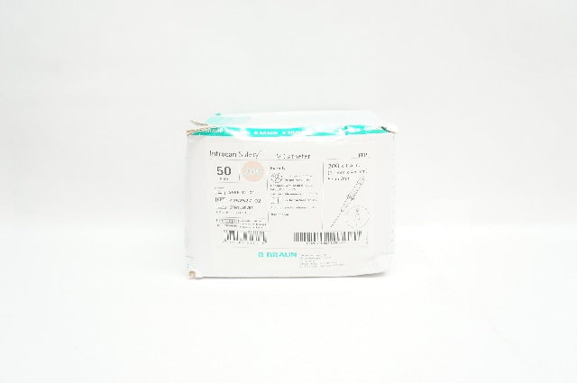 Braun 4252527-02 Introcan Safety IV Cath. 20G x 1-3/4inch 57ml/min - Box of 50