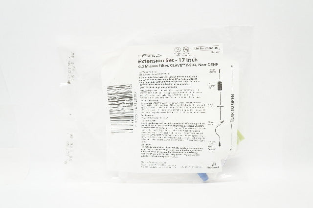 Hospira 20668-28 Lifeshield Extension Set 17inch with 0.2 Micron Filter (x)
