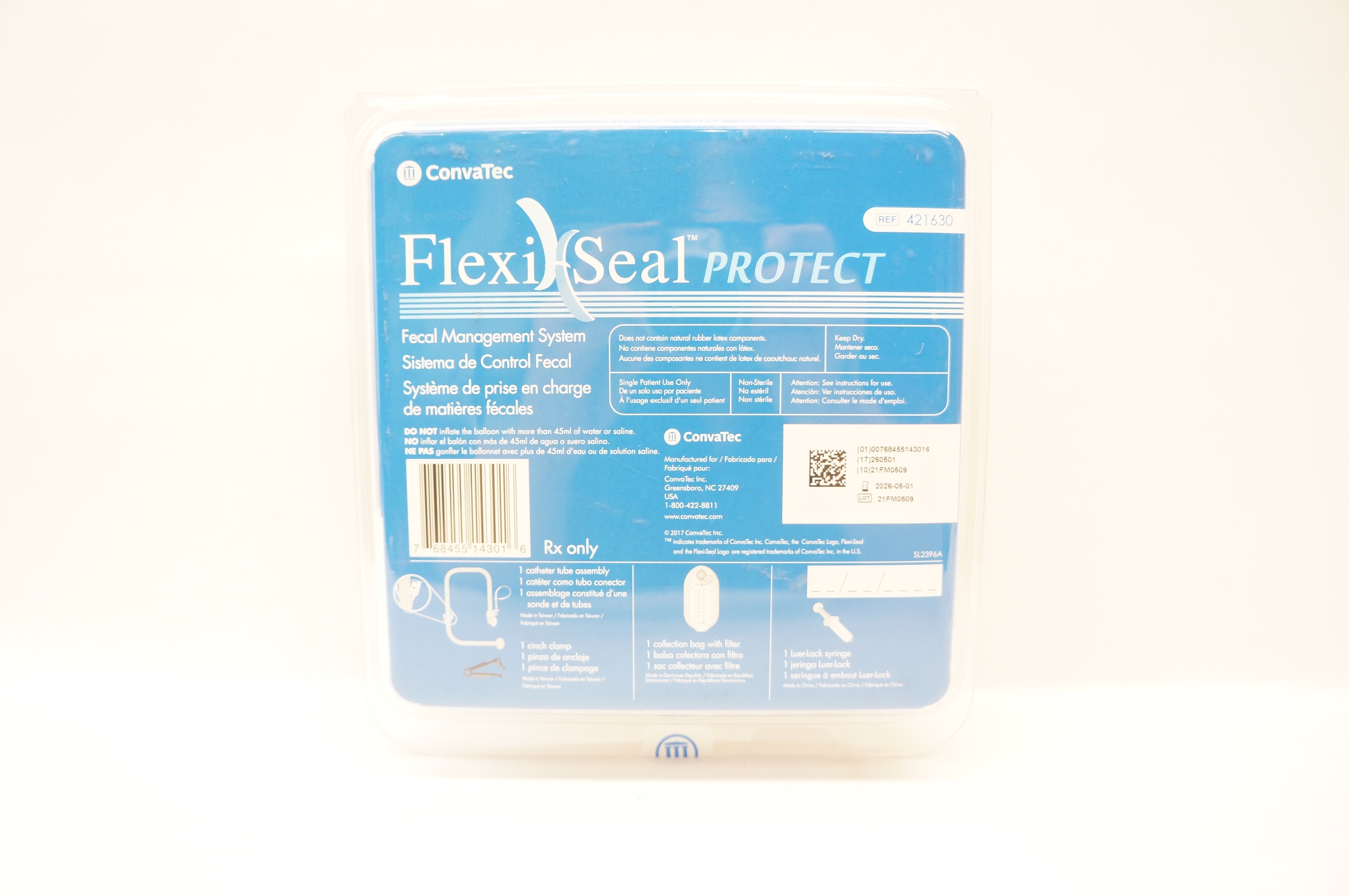 ConvaTec 421630 FlexiSeal Protect Fecal Management System