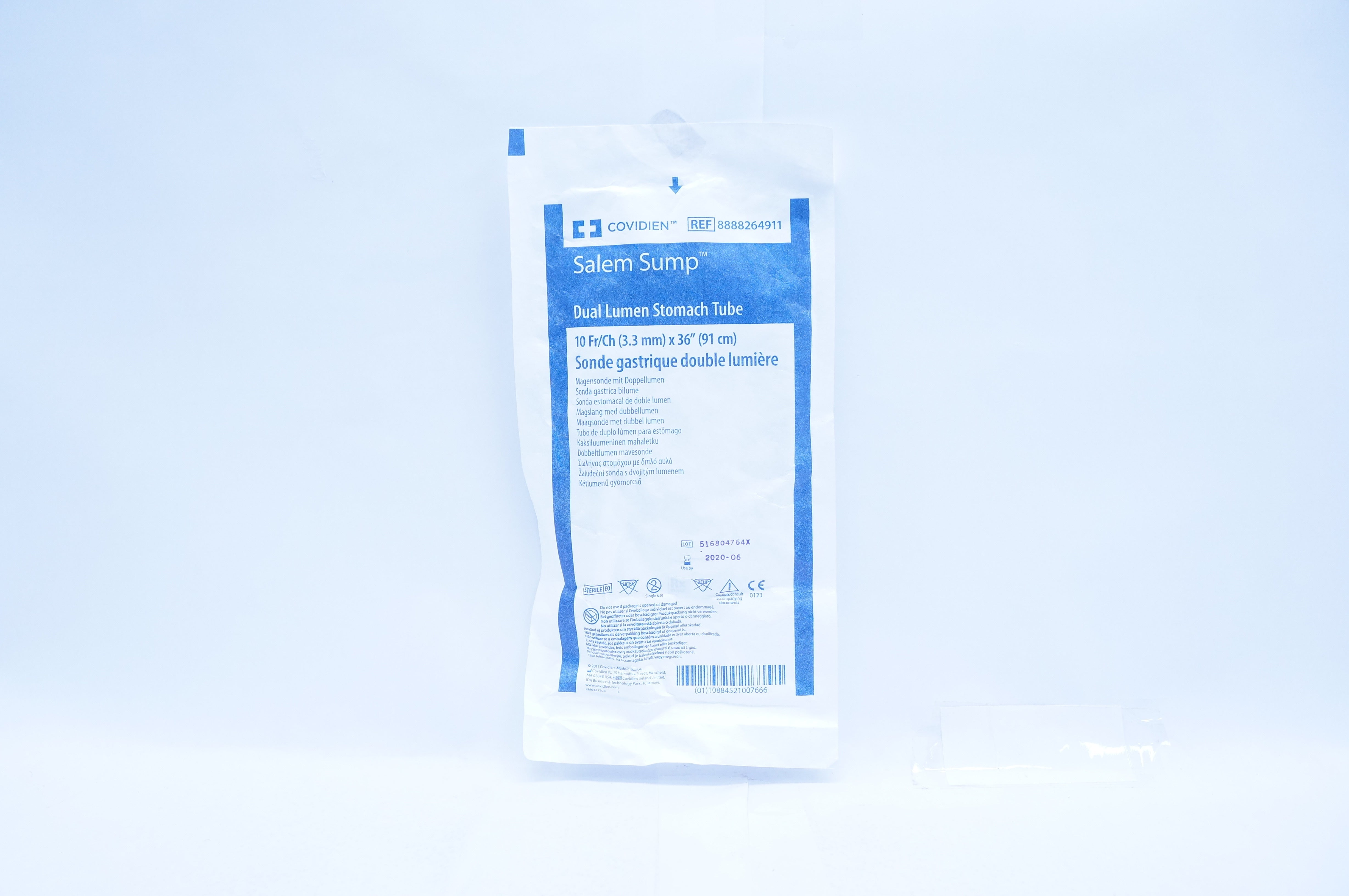Covidien 8888264911 Salem Sump Dual Lumen Stomach Tube 10Fr. x 36inch (x)