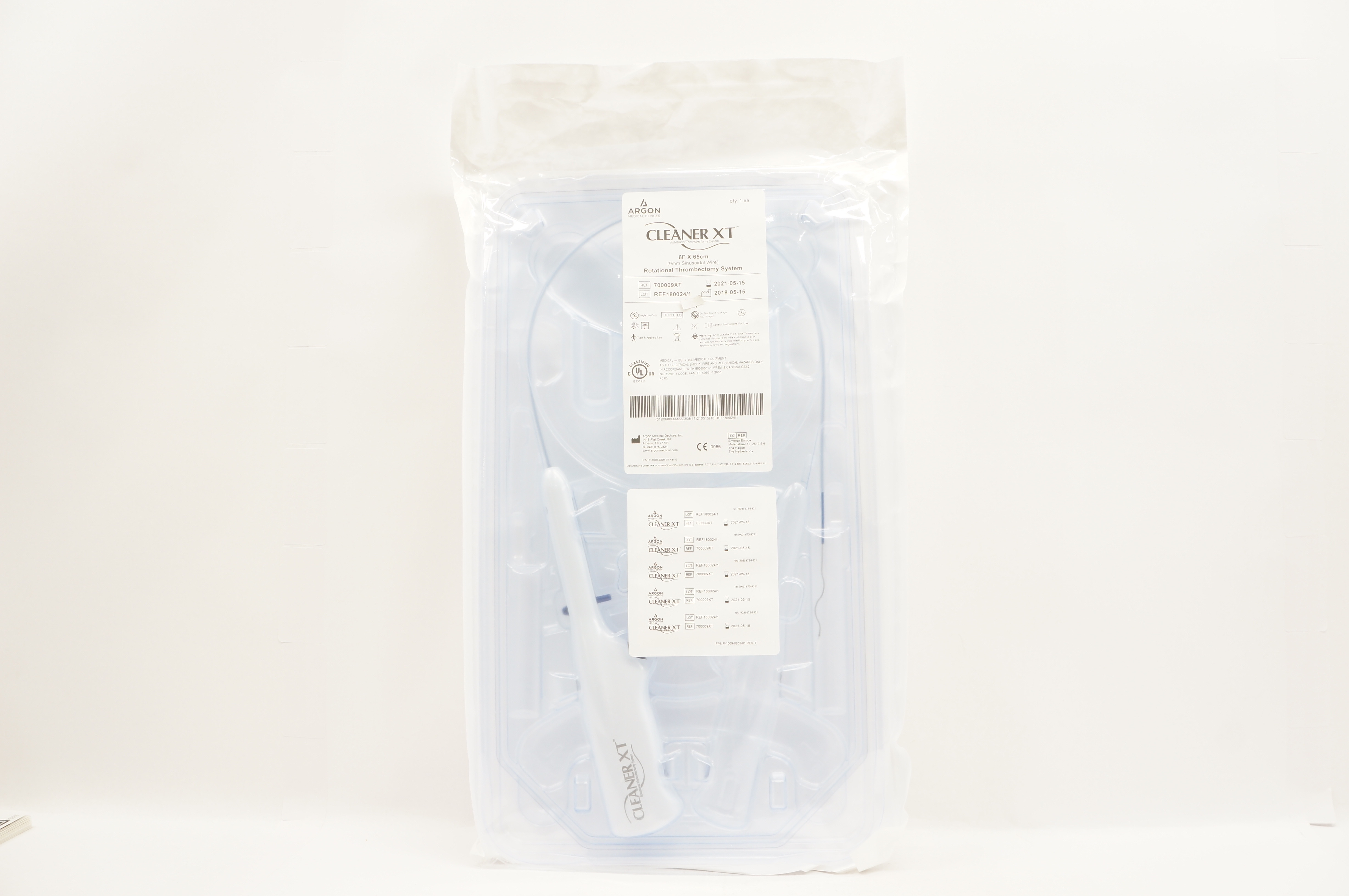 Argon 700009XT Cleaner XT Rotational Thrombectomy System 6F x 65cm (x)