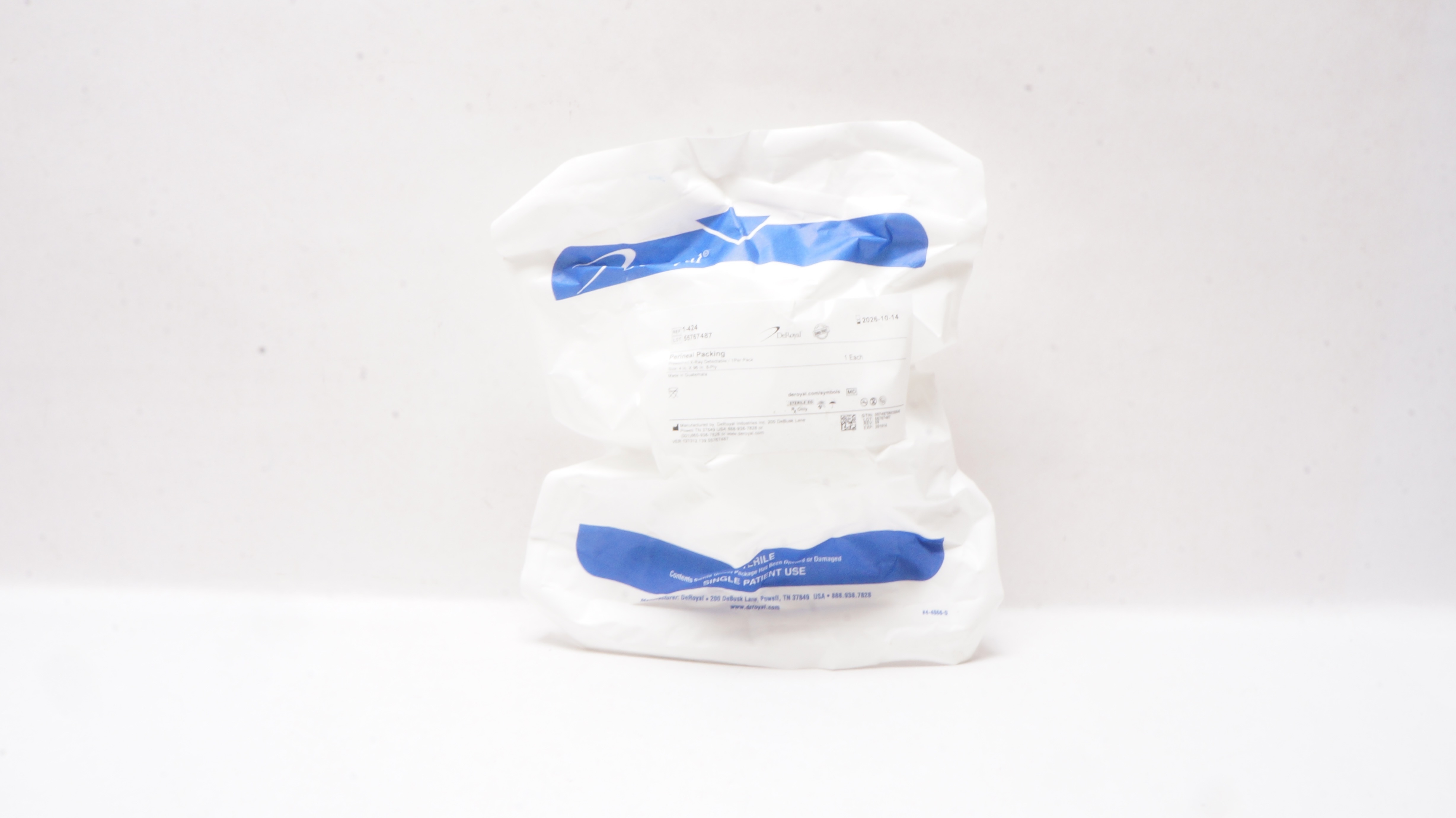 DeRoyal 1424 Perineal Packing