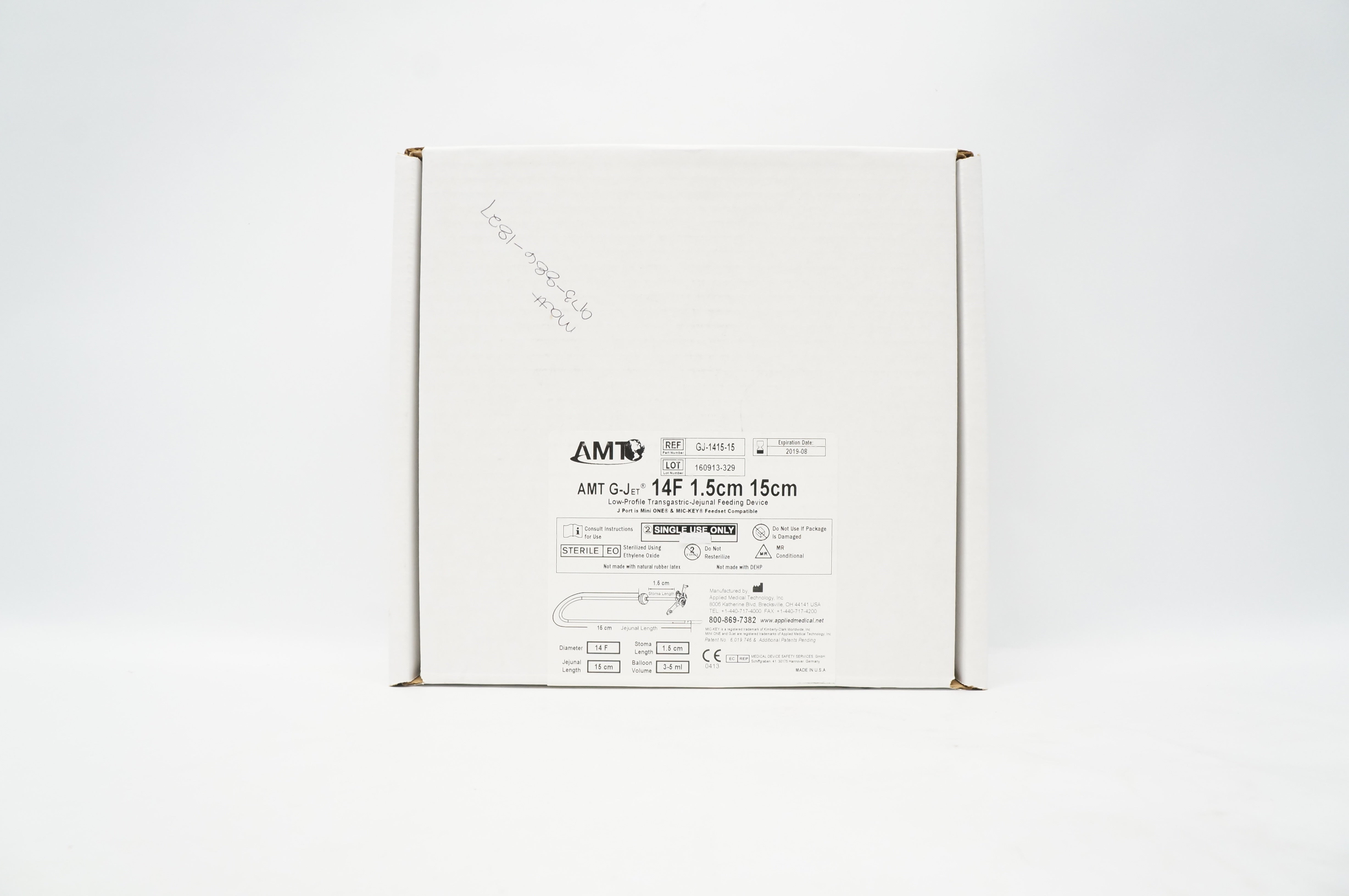 Applied Medical GJ-1415-15 AMT G-Jet Feeding Device 14F 1.5cm 15cm (x)