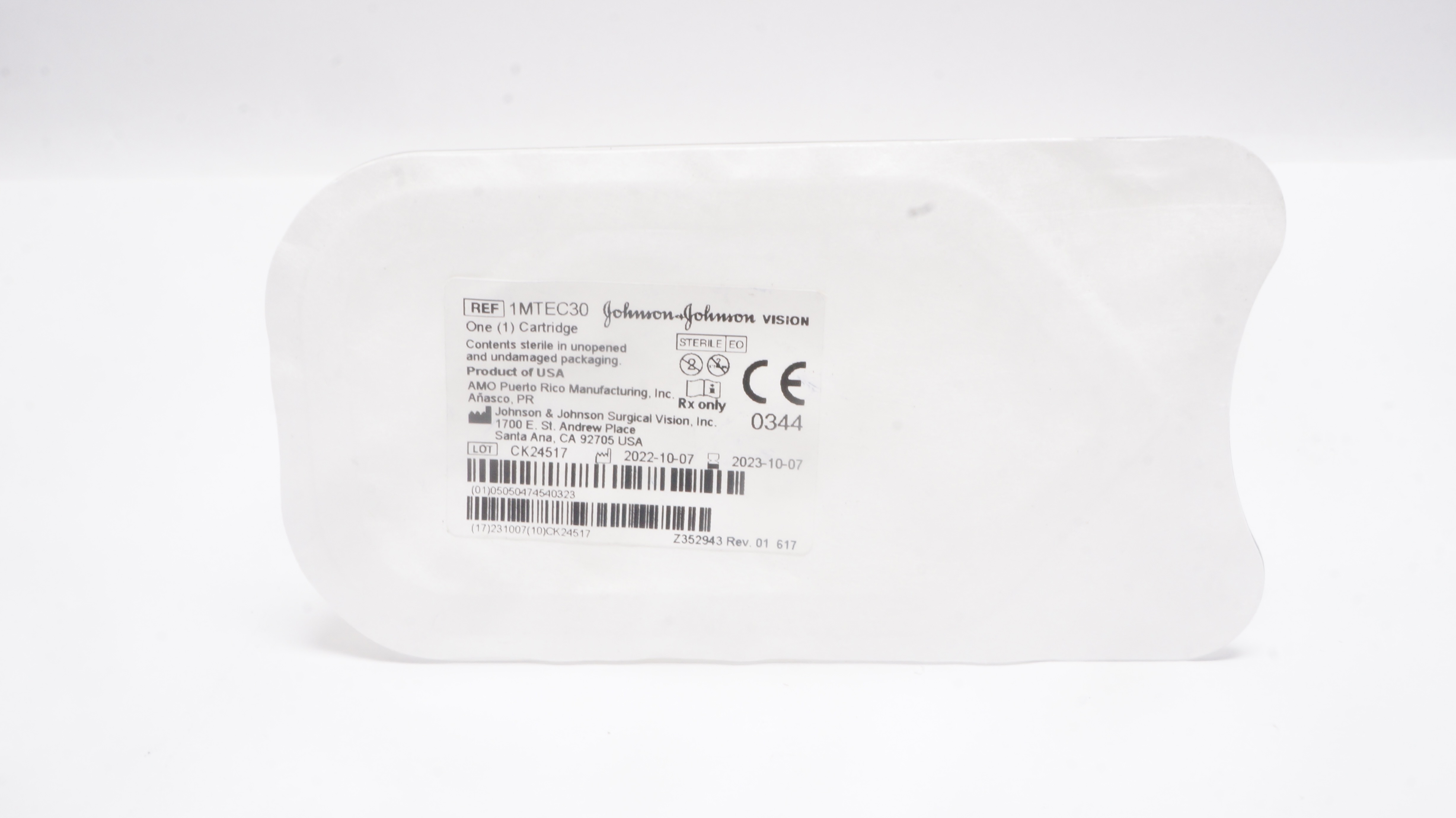 Johnson & Johnson 1MTEC30 Vision One Cartridge