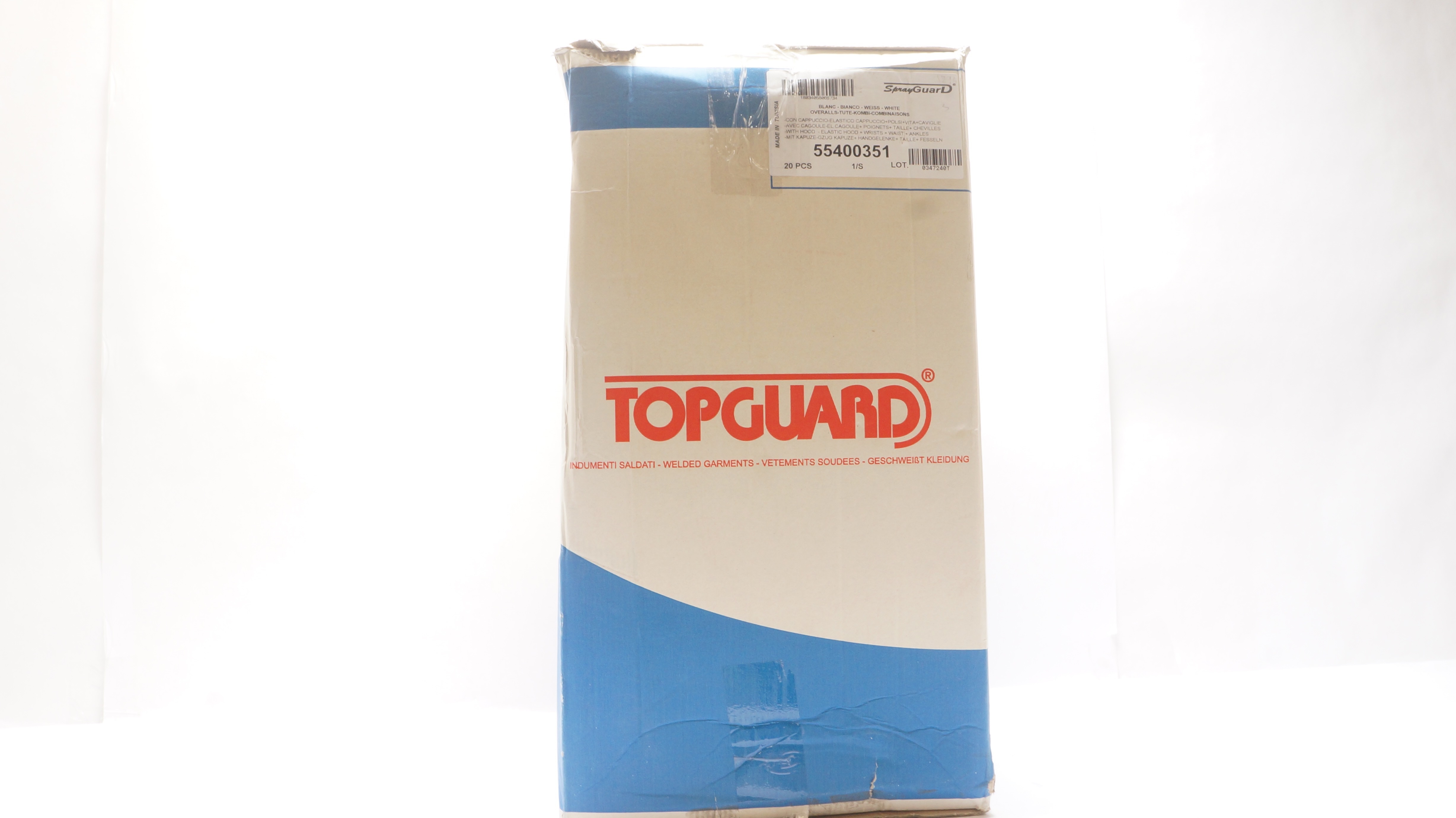 Topguard 55400351 SprayGuard White Weiss 1/S - Box of 10