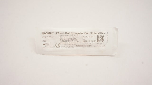 NeoMed NM-S12EO 12ml Oral Syringe for Oral / Enteral Use (x)