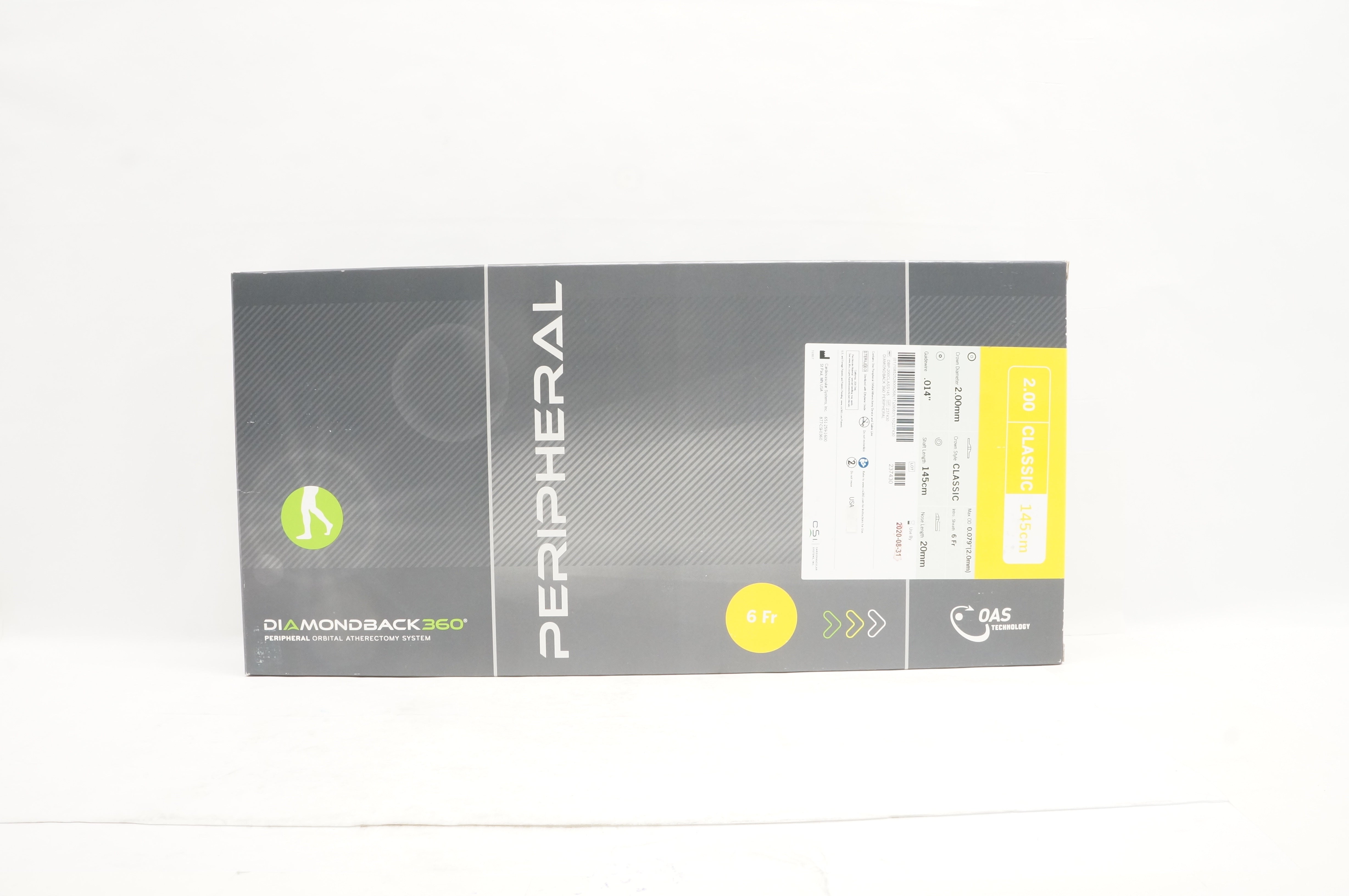 Cardiovascular Sysems DBP-200CLASS145 Peripheral Orbital Atherectomy System (x)