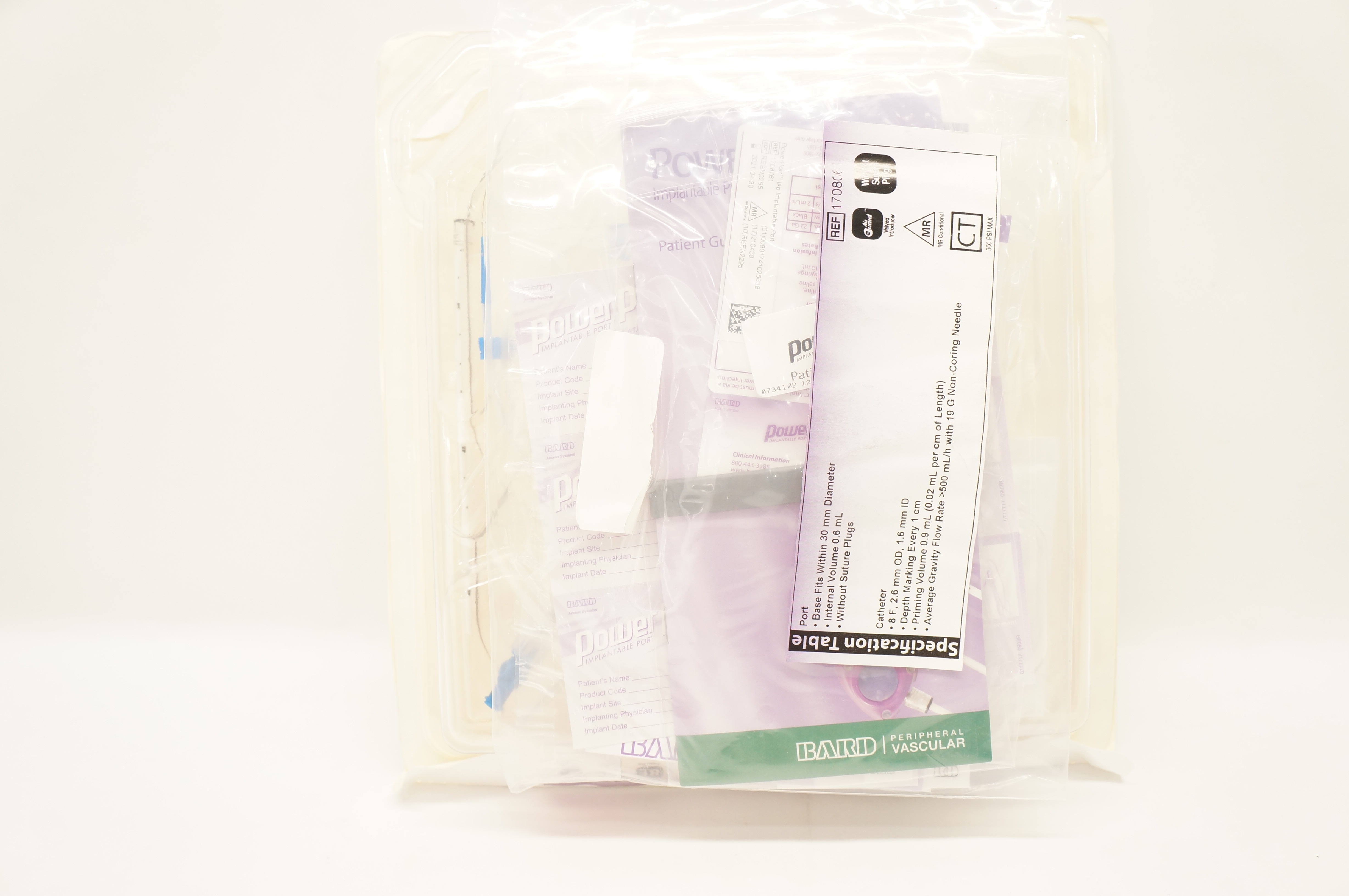 Bard 1708061 PowerPort Isp Implantable Port with Polyurethane