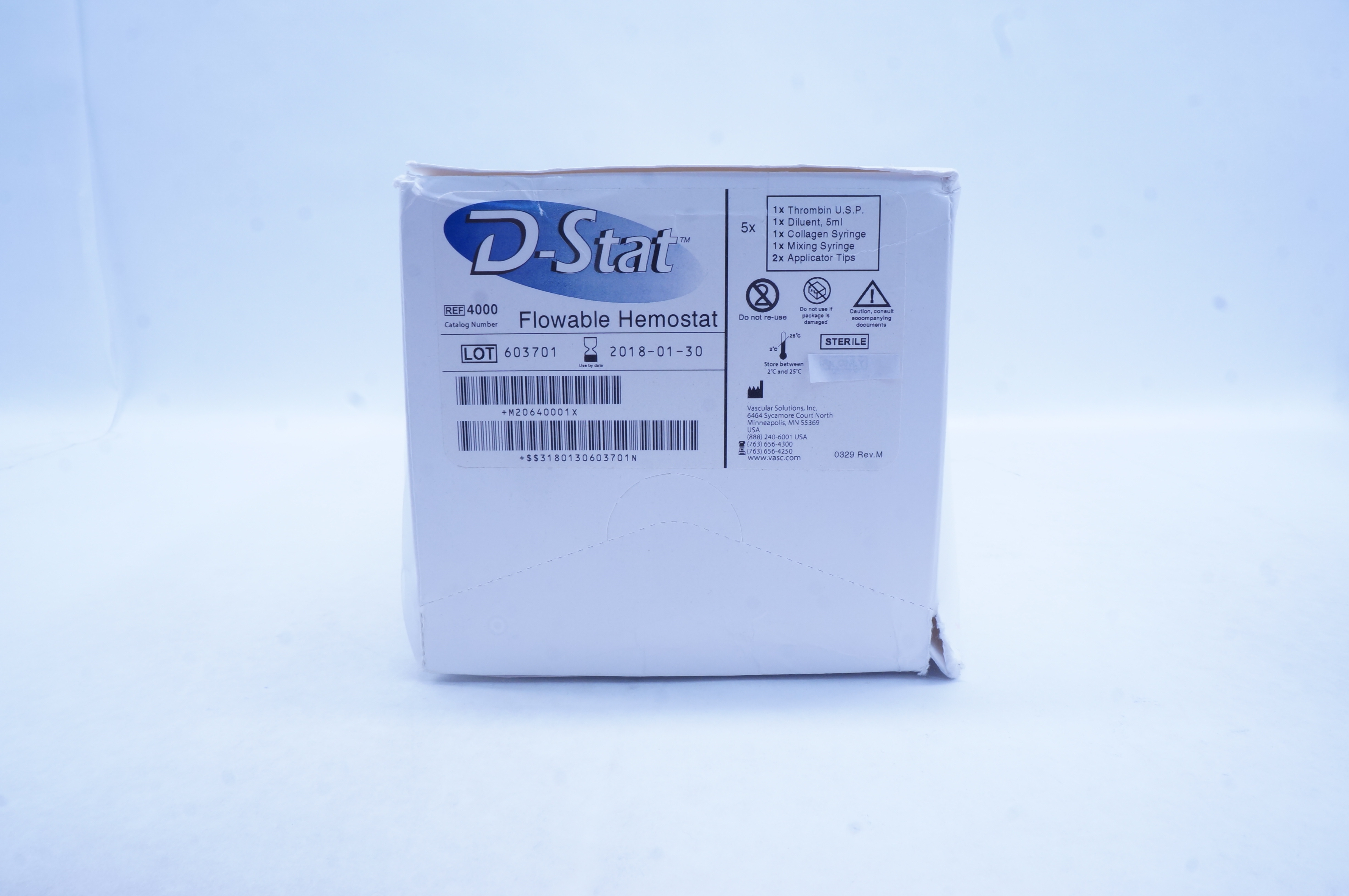 Vascular Solutions 4000 D-Stat Flowable Hemostat (x)