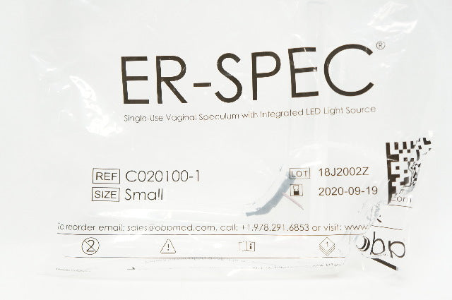 OBP Medical C020100-1 Er-Spec Vaginal Speculum W/Integrated Led Light Sourse (x)