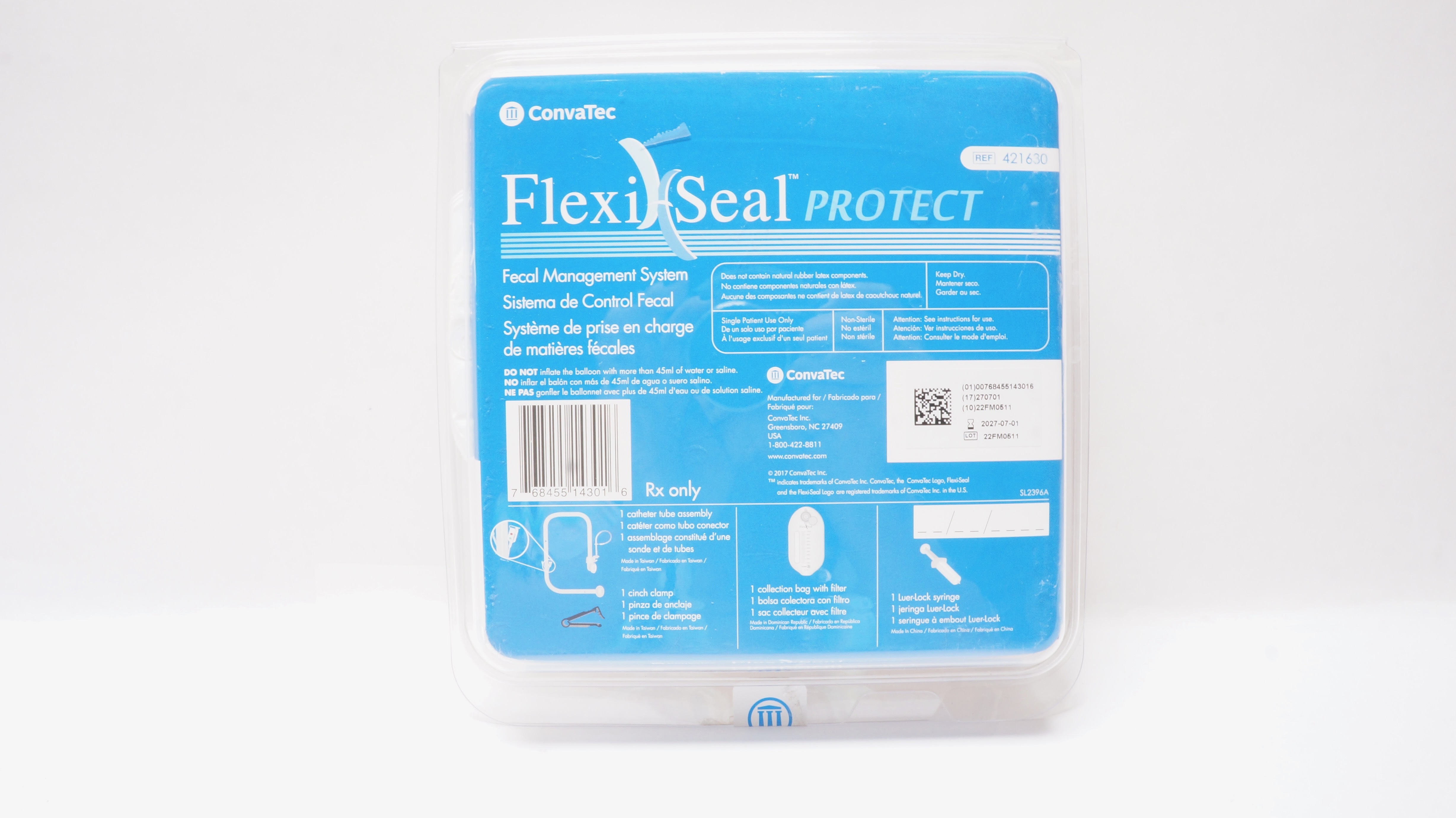 ConvaTec 421630 FlexiSeal Protect Fecal Management System