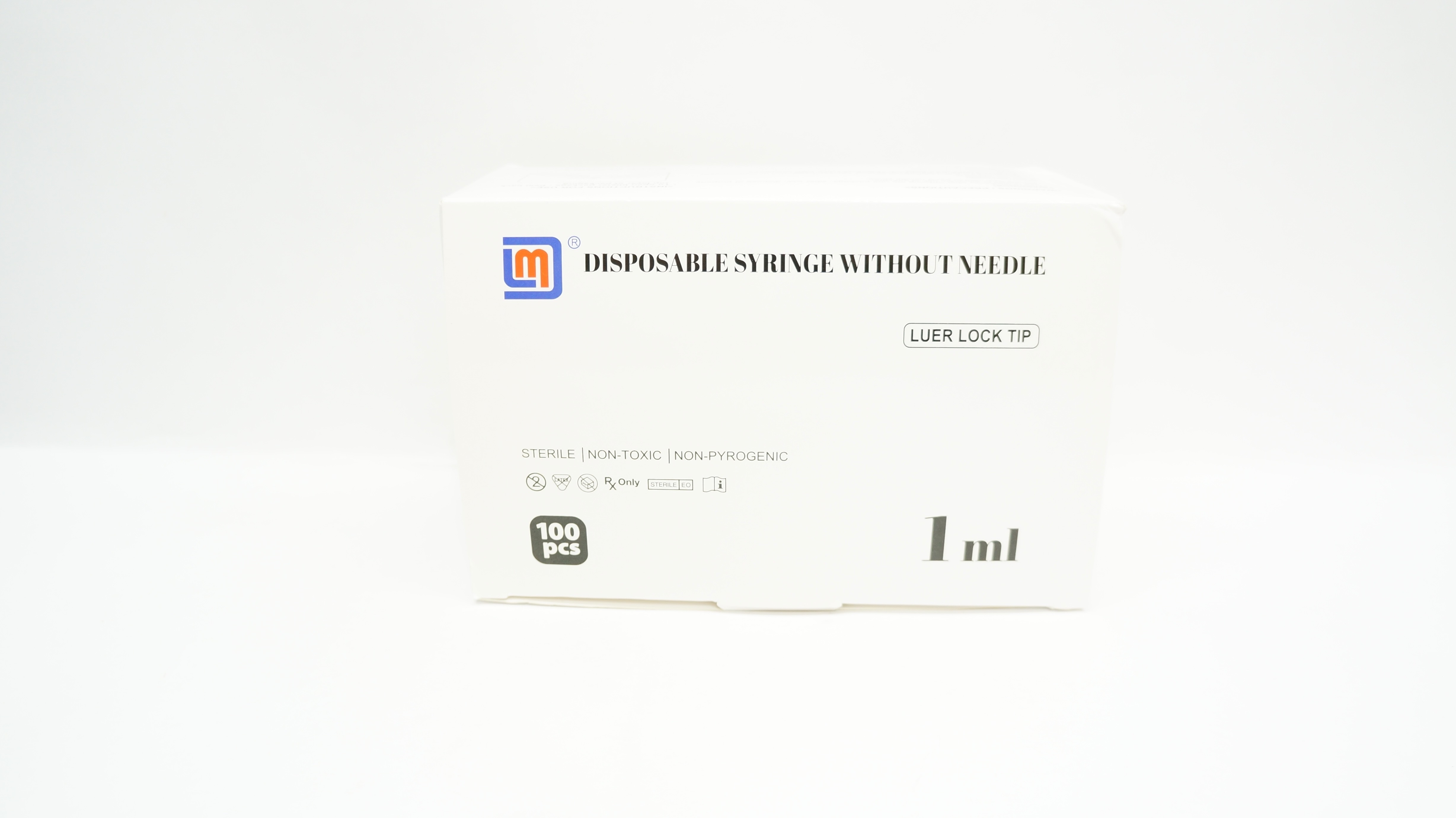 Yangzhou Medline S-1000 1mL Luer Lock Syringe Without Ndle - Box of 100