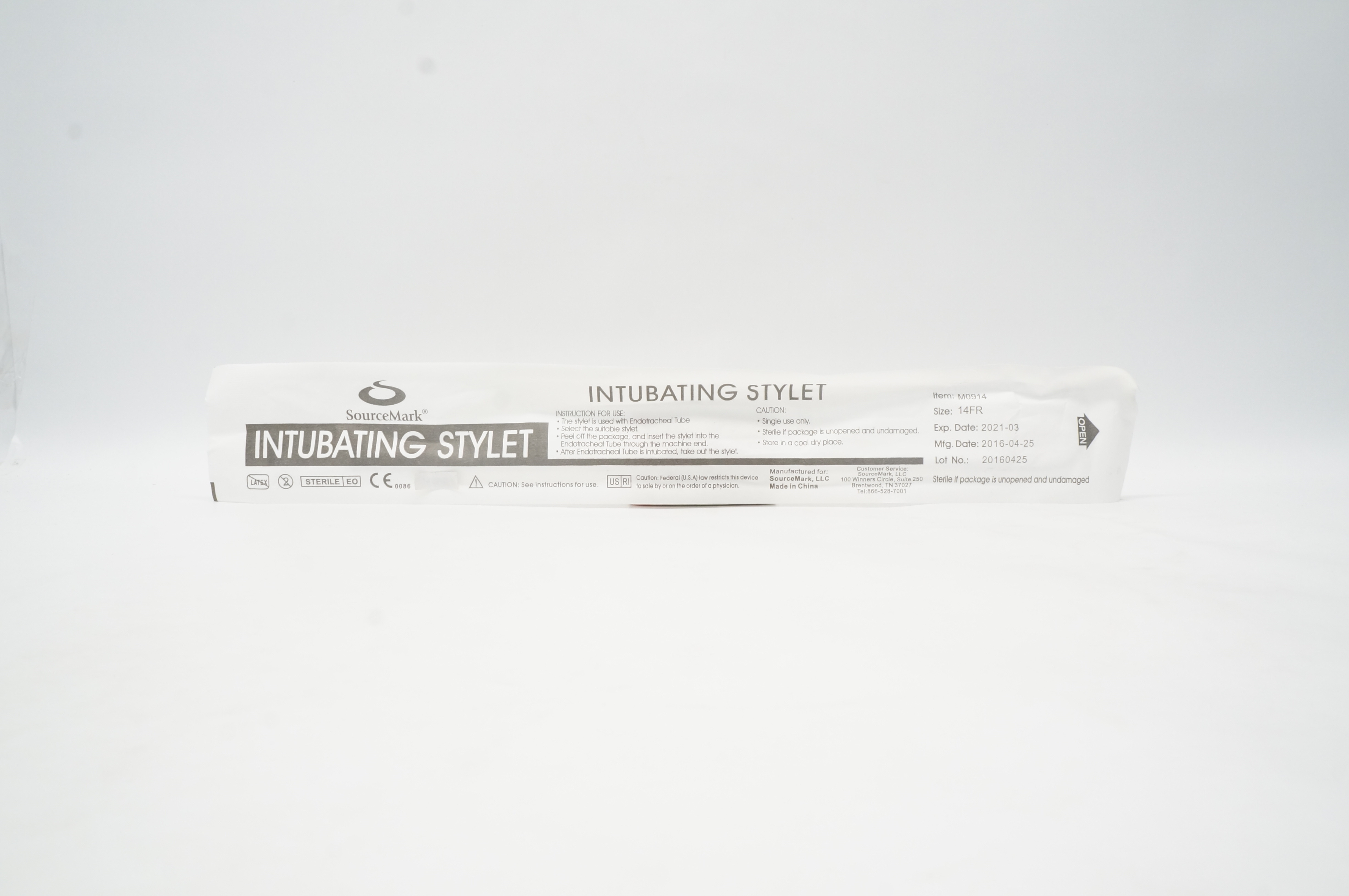 Source Mark M0914 Intubating Stylet 14 FR (x)