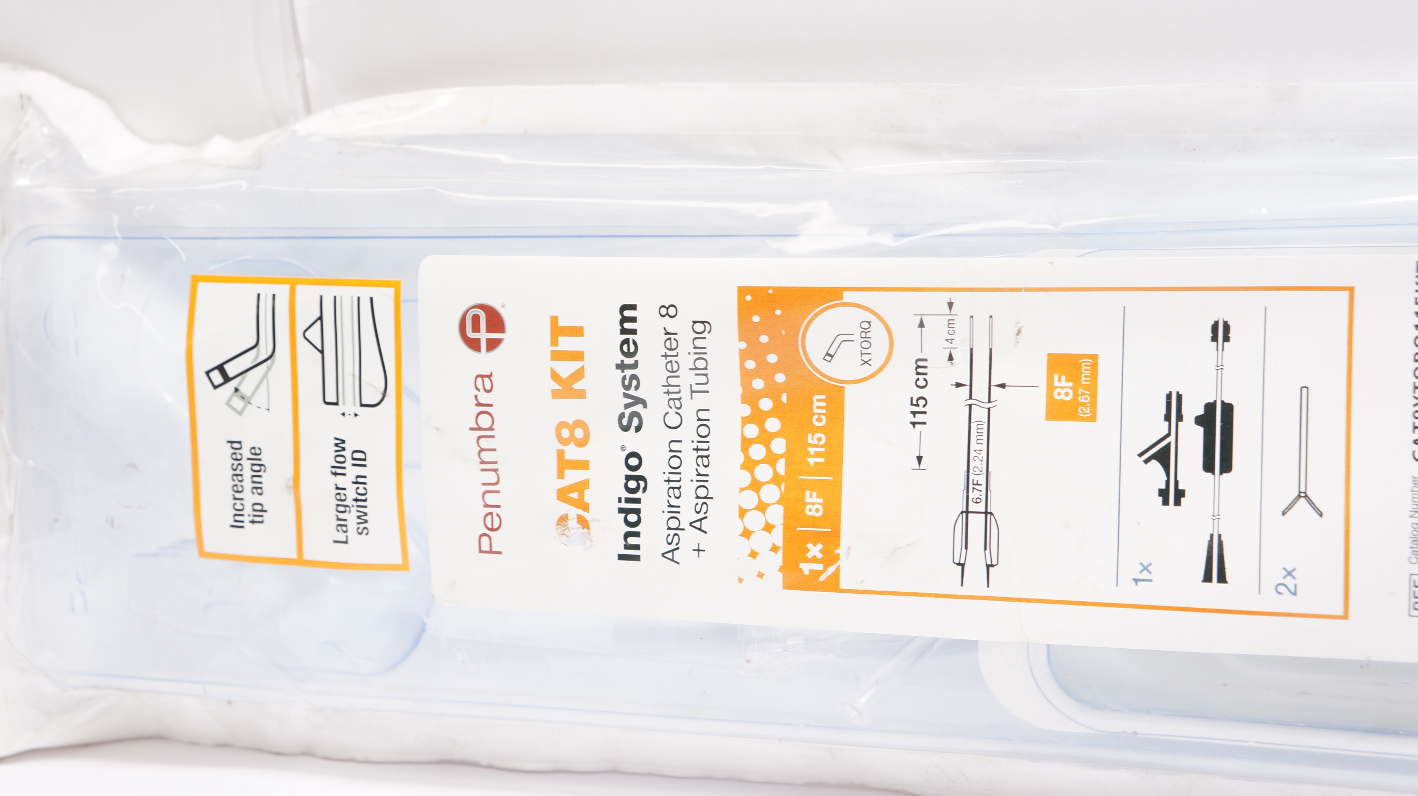 Penumbra CAT8XTORQ115KIT Indigo System CAT8Kit Aspiration Cath. 8F x