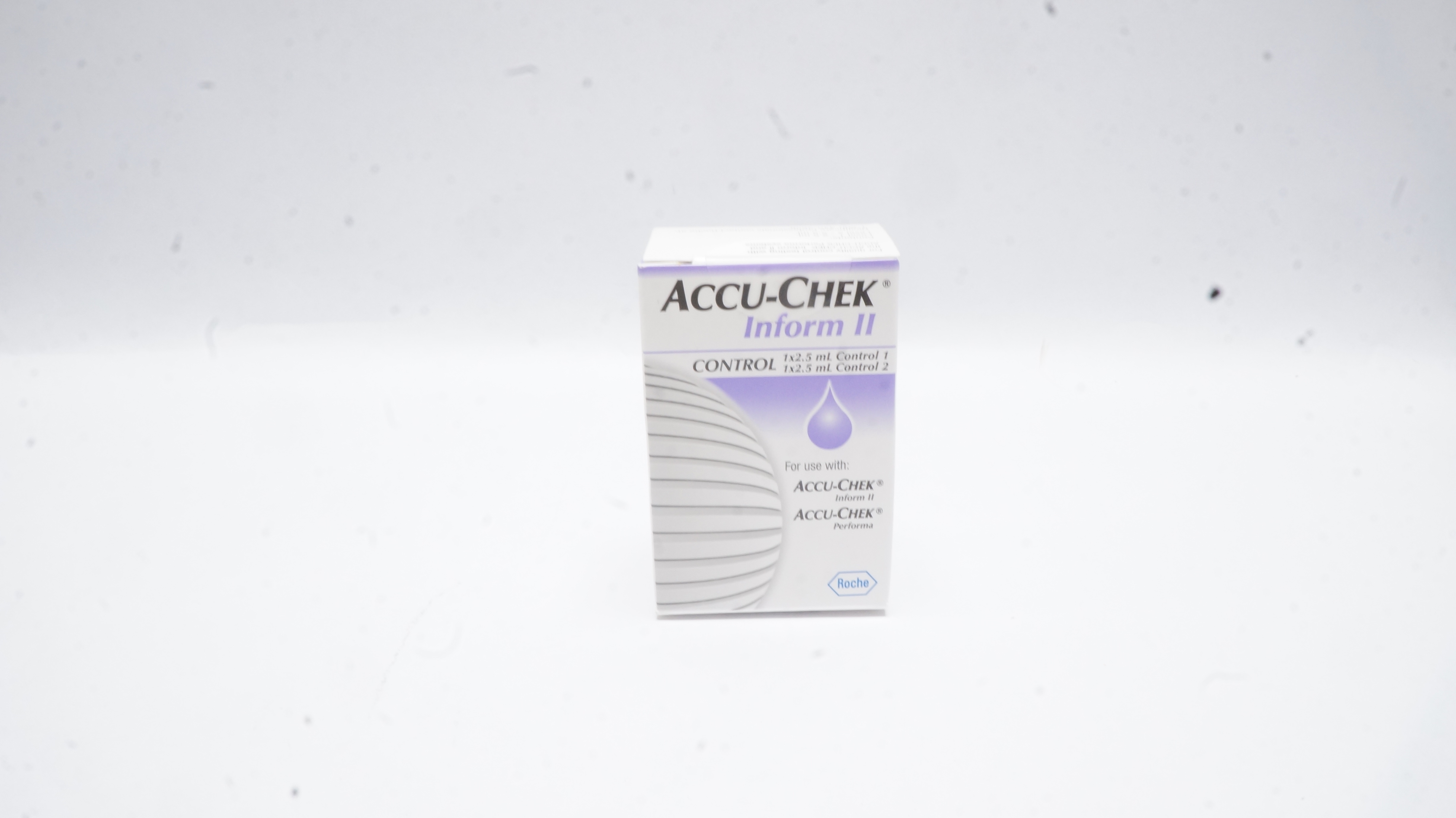 Roche 05213509001 ACCU-Chek Inform II Control 1, 1 x 2.5ml, Control 2 1 ...