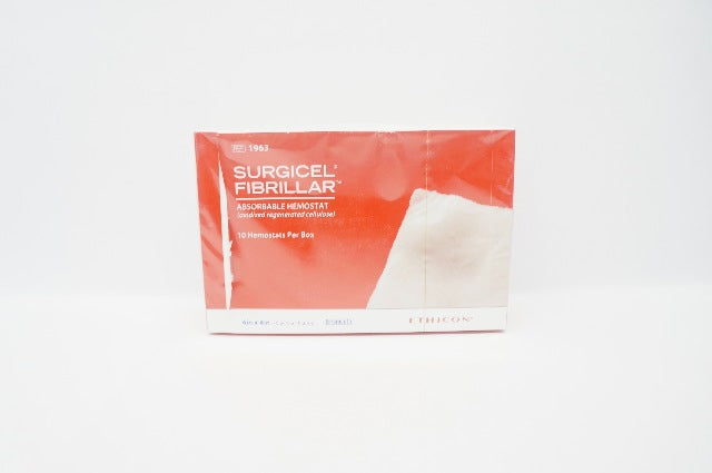 Ethicon 1963 Surgicel Fibrillar Absorbable Hemostat 4 x 4 inch (x) - Box of 10