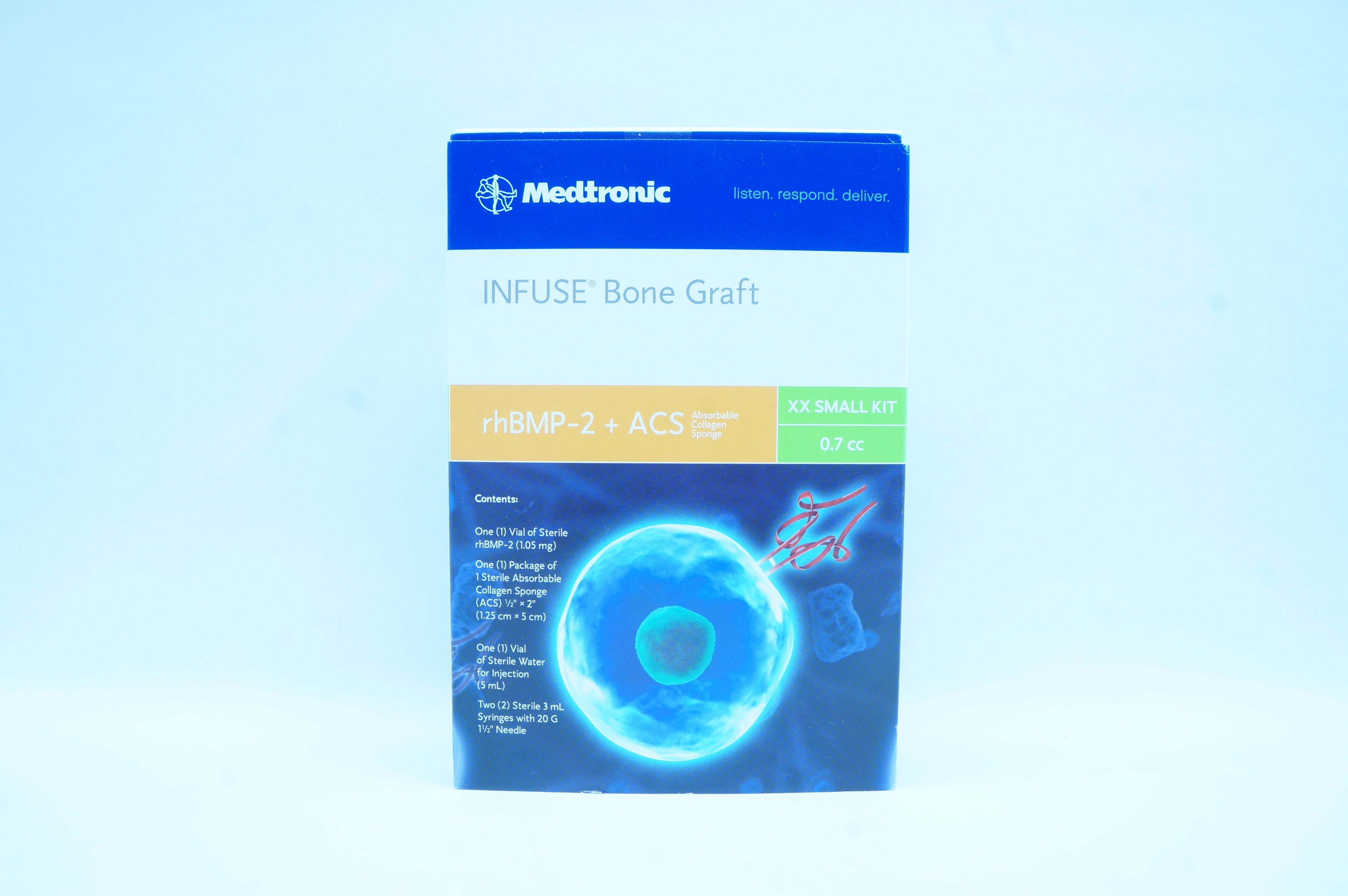 Medtronic 7510050 Infuse Bone Graft rhBMP2 + ACS XX Small Kit 0.7cc (x)