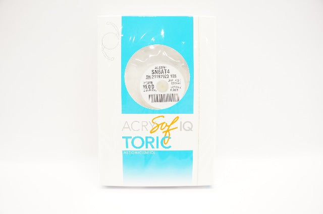 Alcon SN6AT4 ACRYSof IQ Toric Astigmatism IOL 19.0D, 2.25D CYL 13.0 x 6.0mm (x)