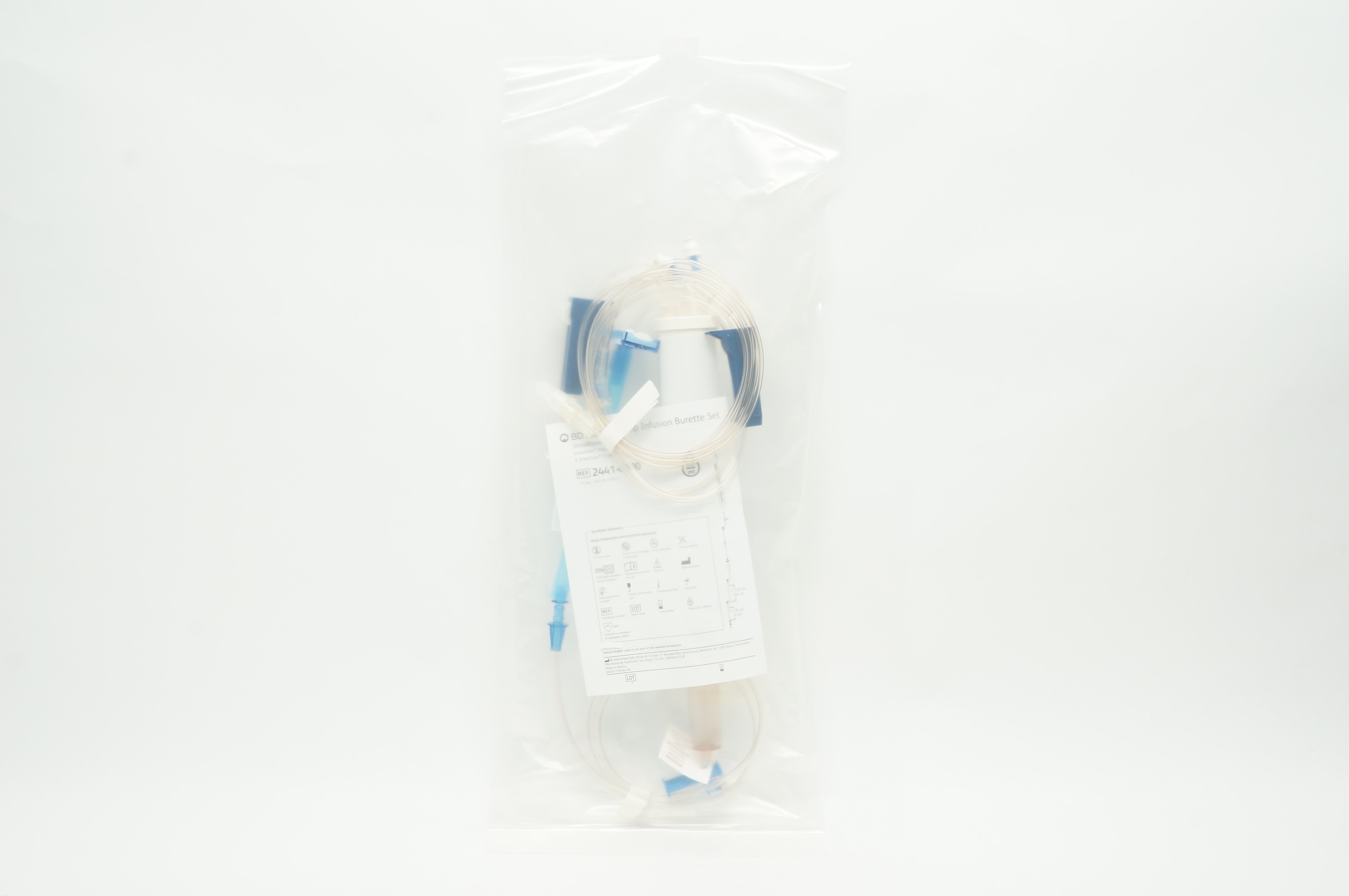 BD 2441-0600 Alaris Pump Infusion Burette Set 17mL 129inch