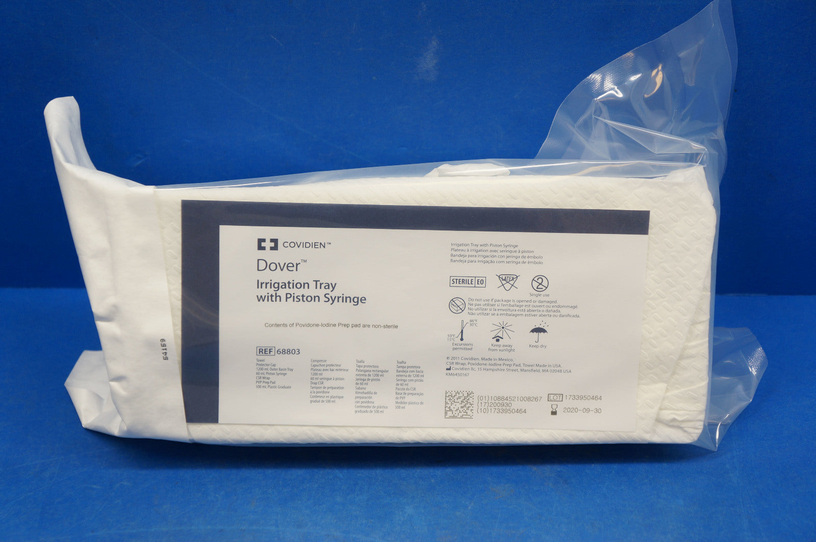 Covidien 68803 Dover Irrigation Tray with Priston Syringe ~ Box of 20