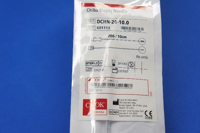 こびページ　SCO-134/CN Cook Medical G01112 Chiba Biopsy Needle 20G (x)