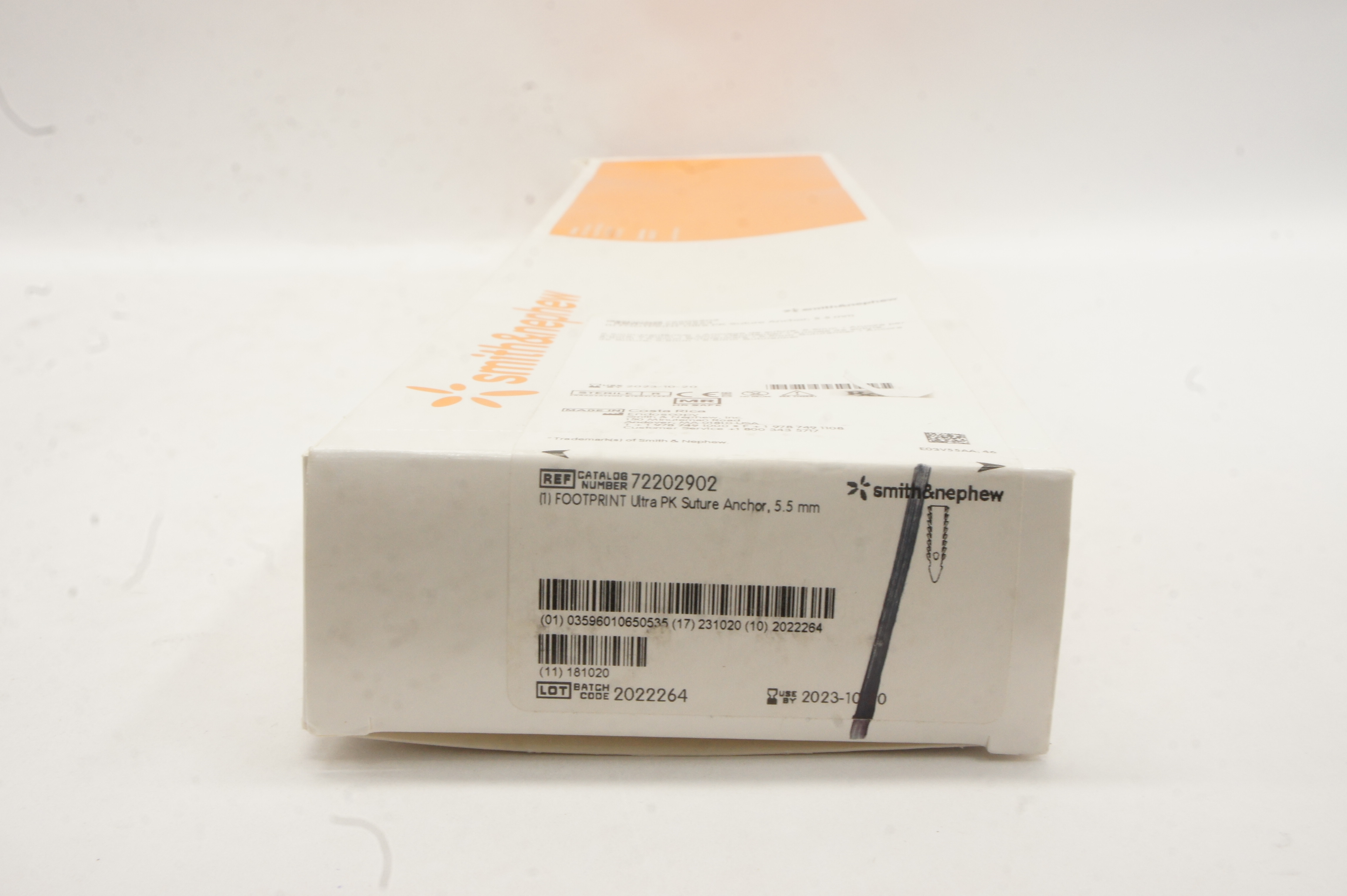 Smith&Nephew 72202902 Footprint Ultra PK Suture Anchor 5.5mm