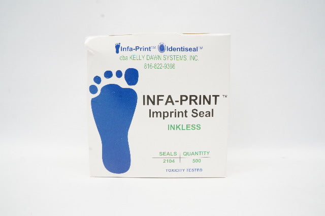 Infa System Kelly Dawn Systems 2104 Infa-Print Imprint Seal, Inkless - Box of 500