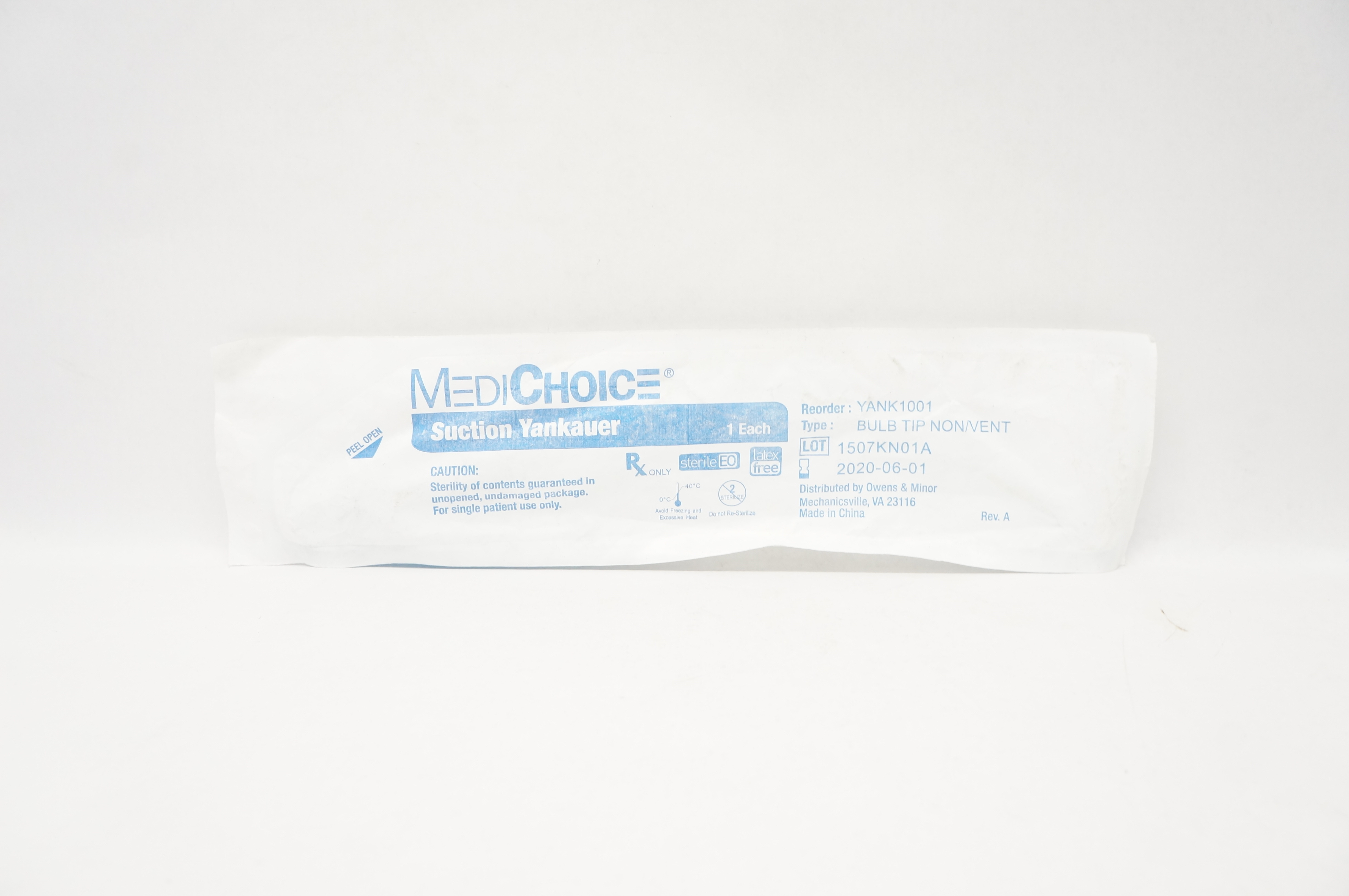 MediChoice YANK1001 Suction Yankauer Bulb Tip Non-Vent (x)