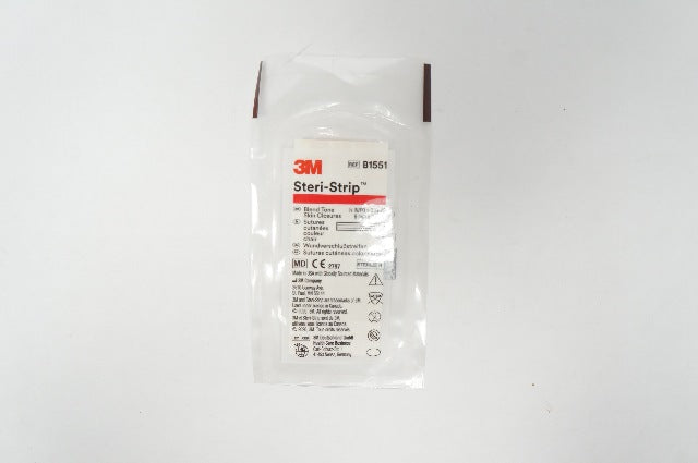 3M B1551 Steri-Strip Blend Tone Skin Closures 1/4inch x 3inch - Packet of 3