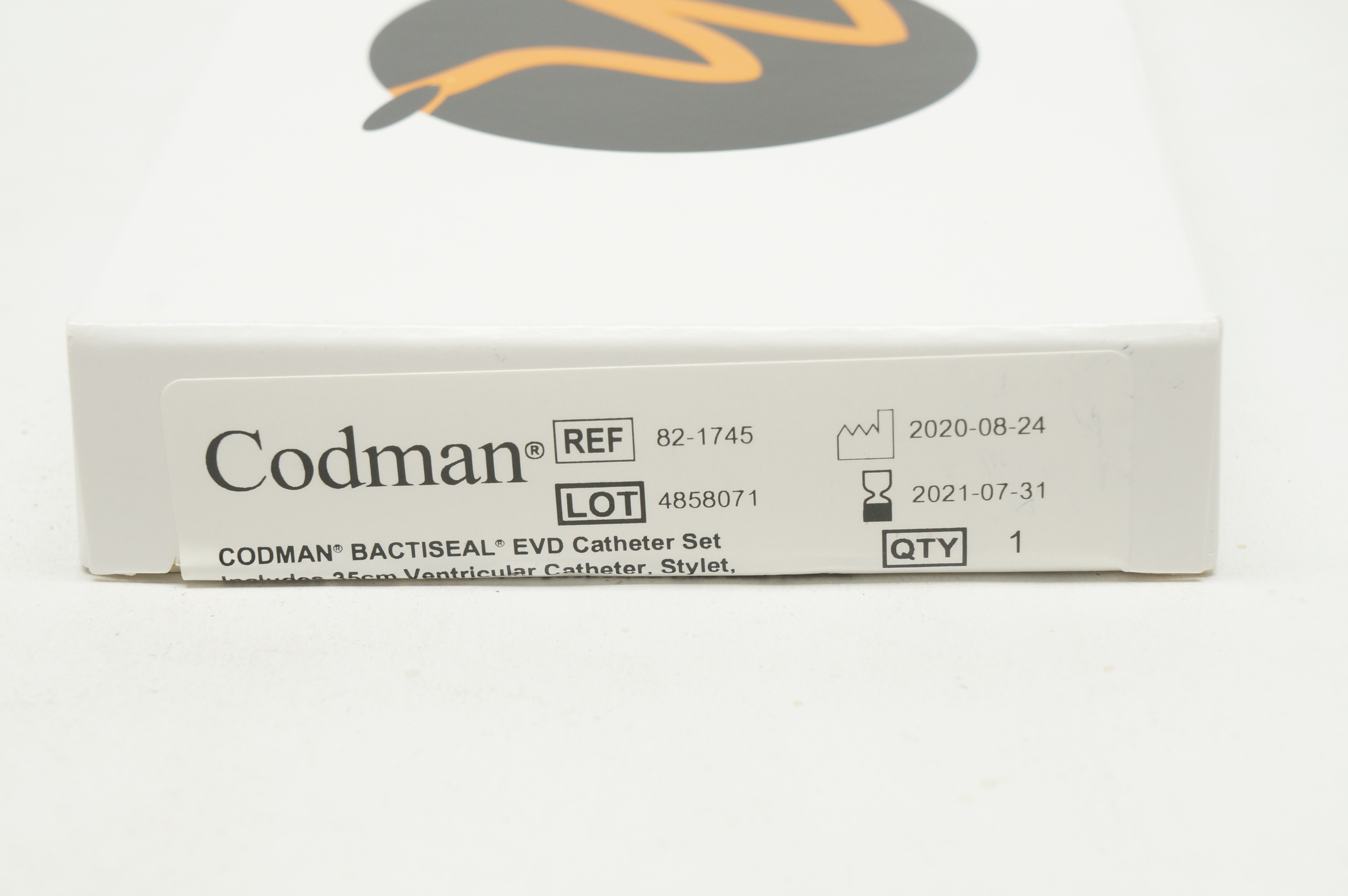 Codman 821749 EVD Bactiseal 1.9mm ID Cath. Sel (x)