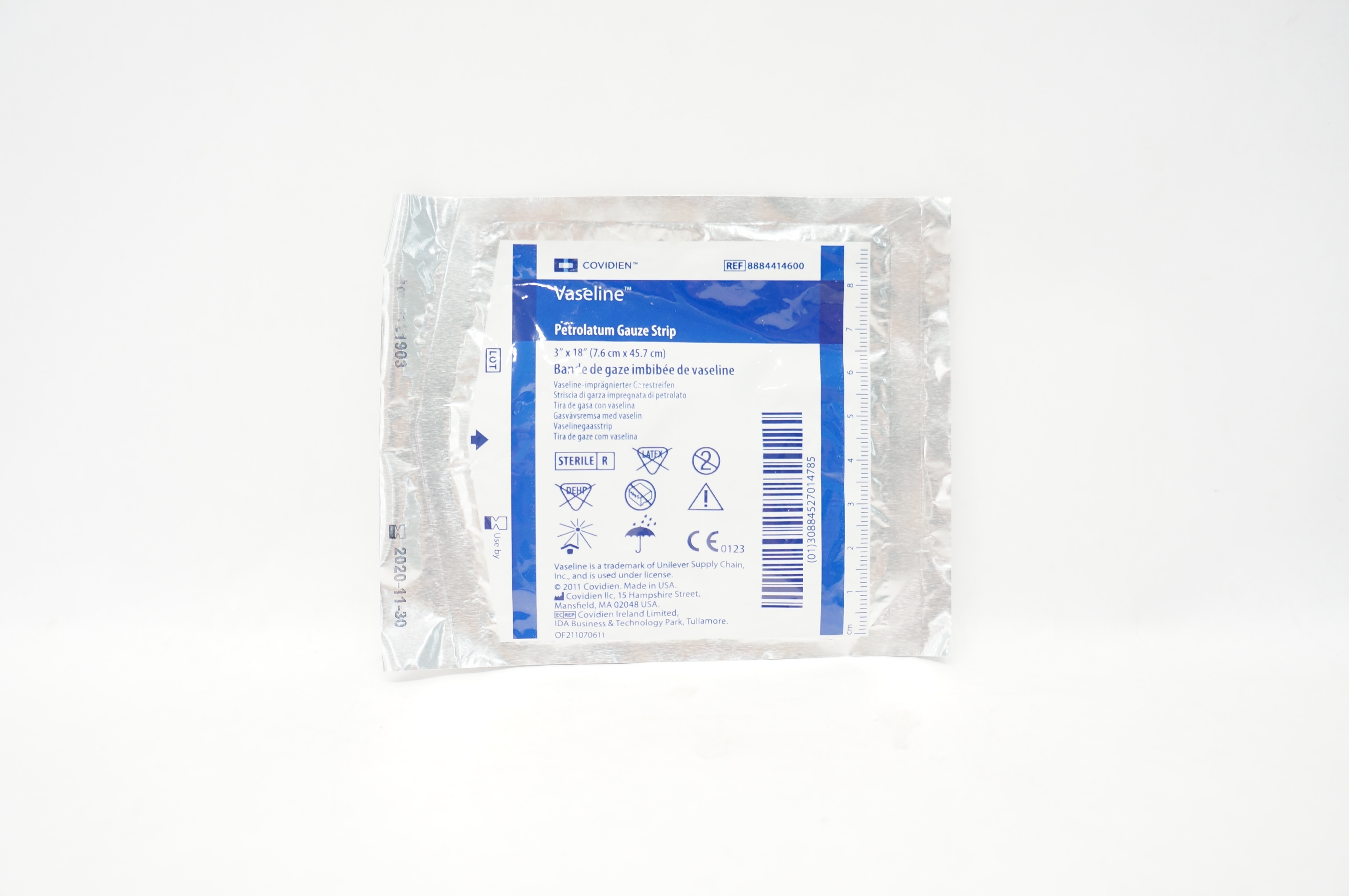 Covidien 8884414600 Vaseline Petrolatum Gauze Strip 3Inch x 18Inch (x)