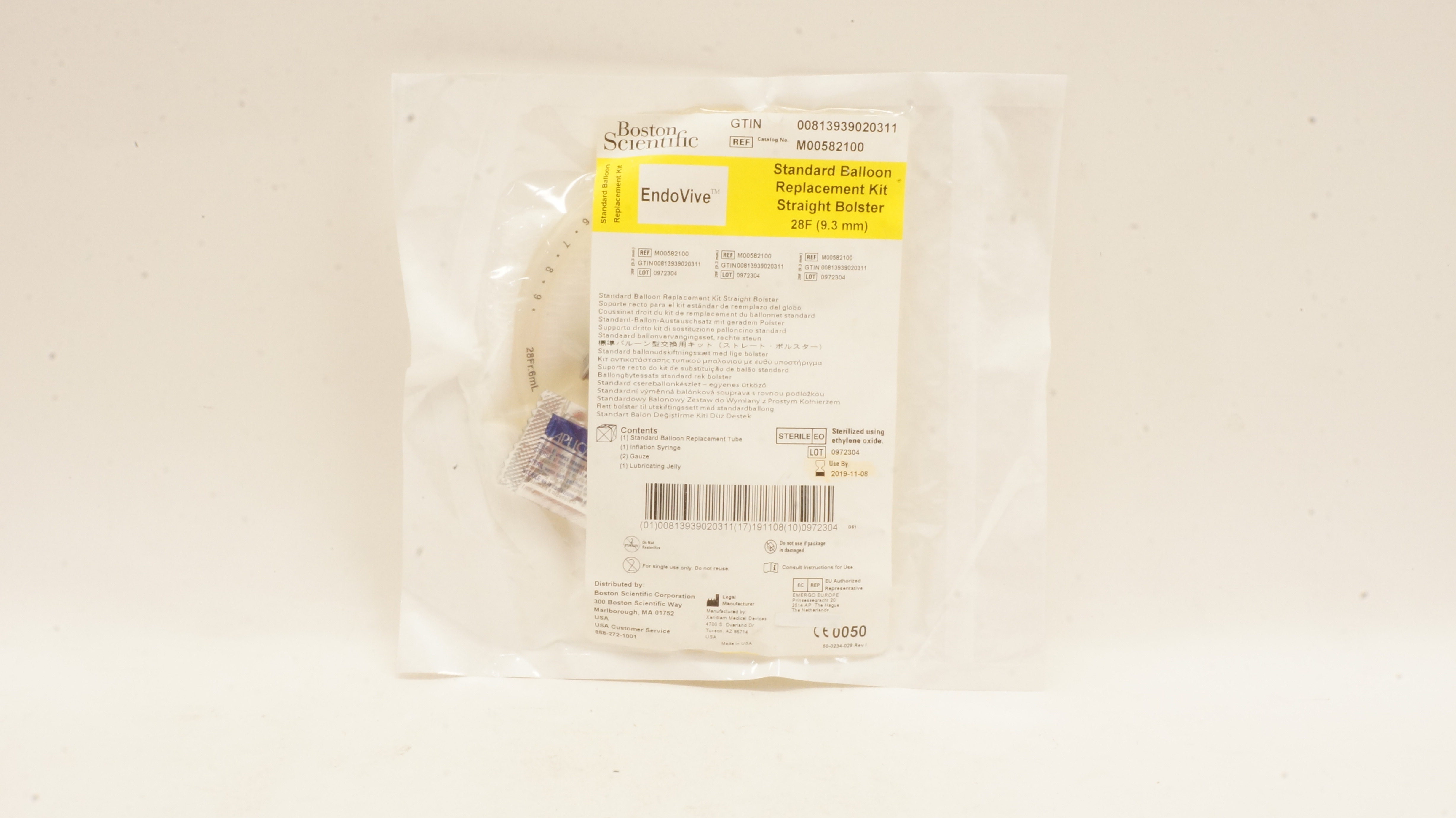 Boston Scientific M00582100 EndoVive Standard Balloon Replacement Kit 28F (x)