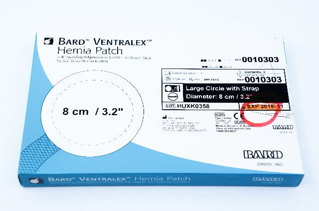 Bard 0010303 Ventralex Hernia Patch 3.2inch ~ Pack of 2 (x)