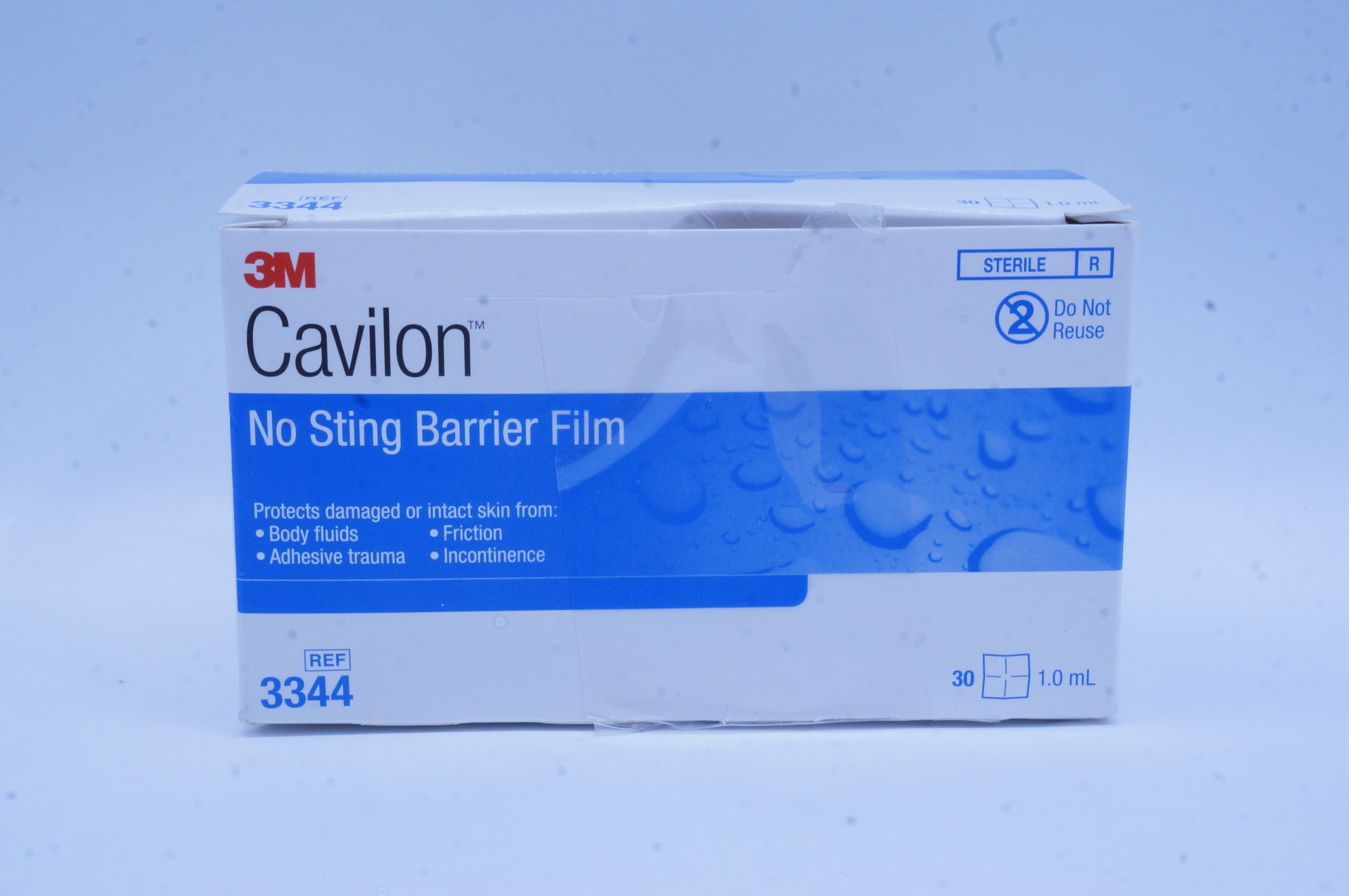 3M 3344 Cavilon No Sting Barrier Film 1.0mL - Box of 30